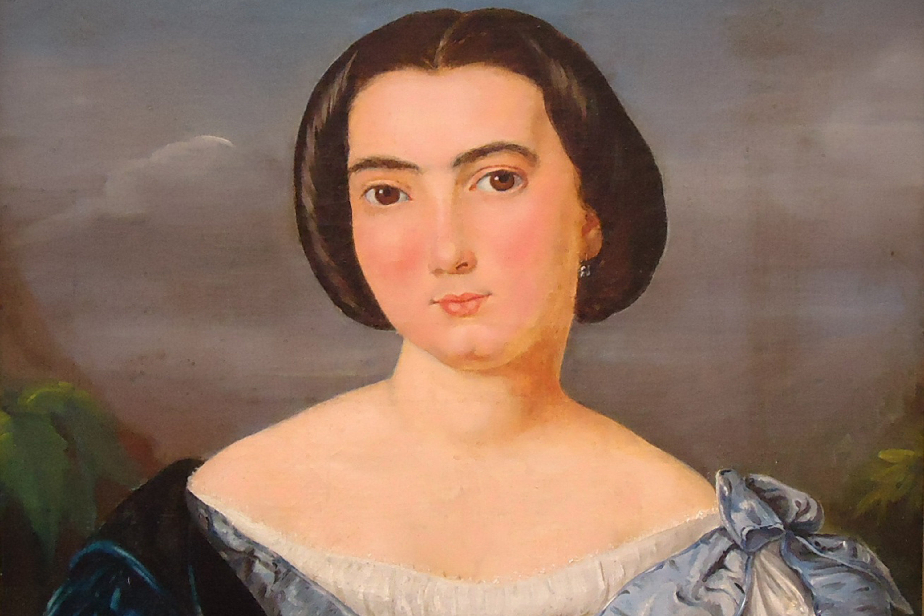 Artistas plásticas, cineastas, escritoras, fotógrafas, dançarinas, ceramistas, artesãs. A programação do Mês das Mulheres da Secretaria de Estado da Cultura destaca trabalhos importantes de mulheres protagonistas das artes no Paraná. Na foto, Mulher desconhecida, obra da pintora Íria Correia em meados do século XIX, em Paranaguá, Museu Paranaense - Foto: Divulgação SECC