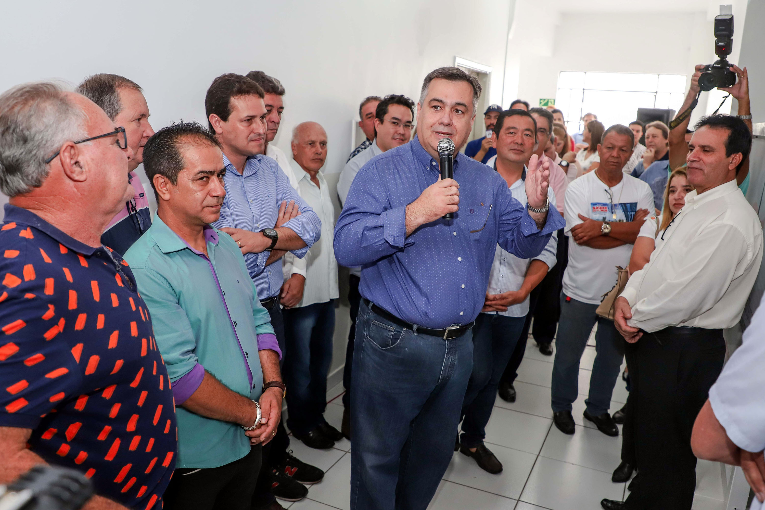 O Secretário de Estado da Saúde participou nesta sexta-feira (8) da inauguração do Ambulatório de Especialidades Dermatológicas, da Autarquia Municipal de Saúde (AMS) de Apucarana. - Apucarana, 08/03/2019 - Foto: Josias Profeta
