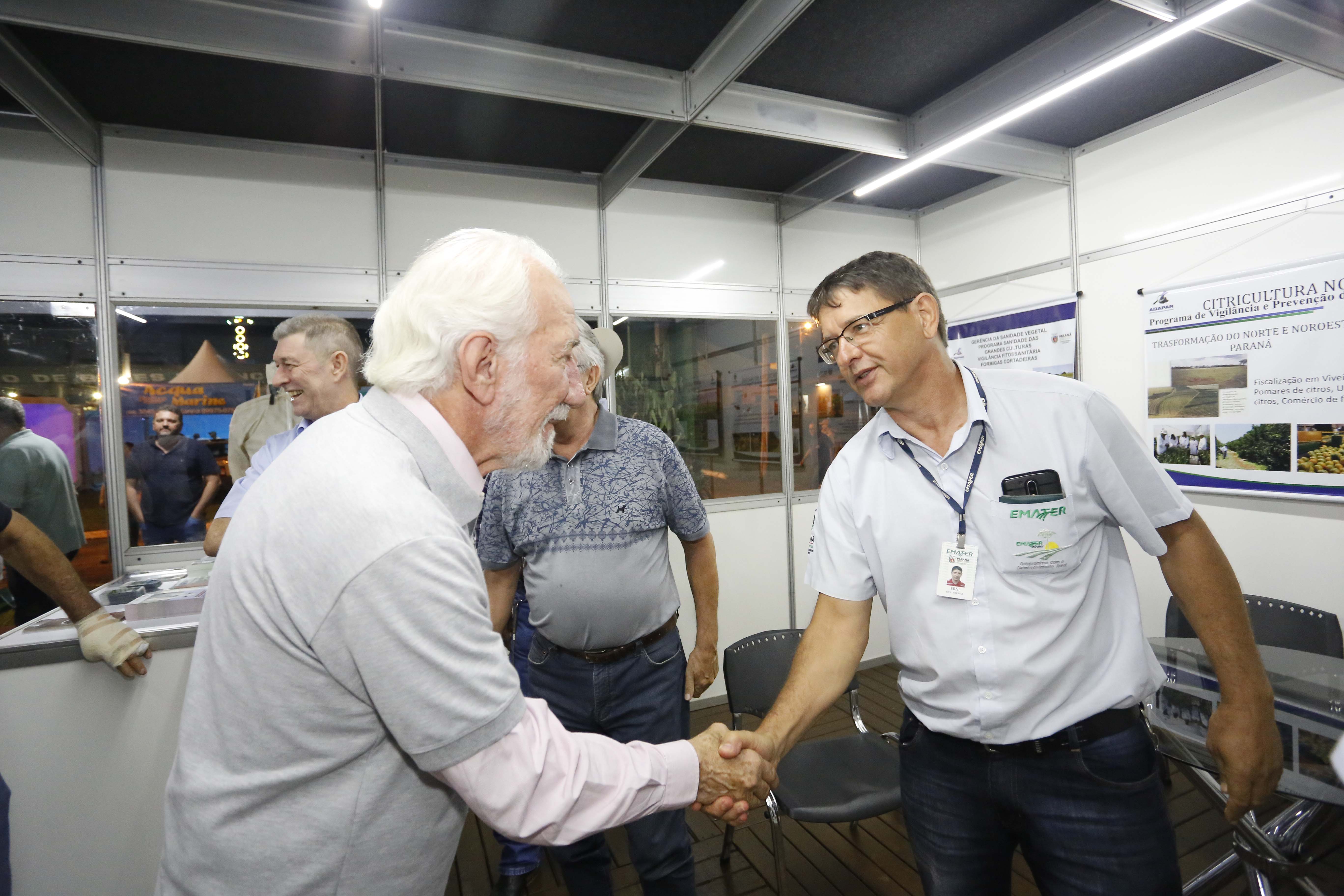 O governador em exercício Darci Piana, participa da abertura da 48ª Exposição Paranavaí - Feira Agropecuária e Industrial de Paranavaí, região noroeste do Estado. Presentes: presidente da Sociedade Rural do Noroeste do Paraná, Mario Helio de Almeida; secretário de Agricultura, Norbeto Ortigara; entre outros.Paranavaí, 08-03-19.Foto: Arnaldo Alves / ANPr.