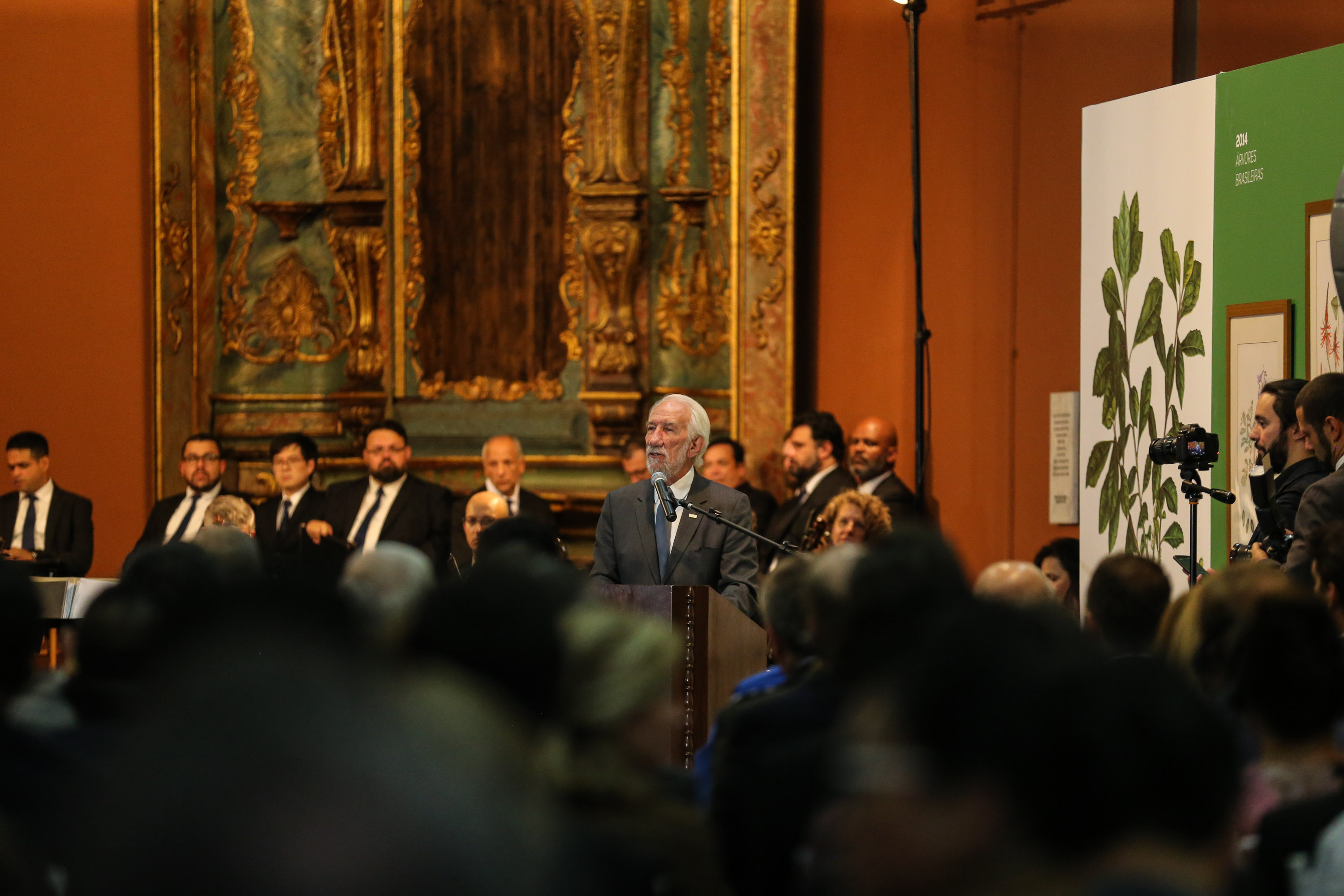 O vice governador Darci Piana no Memorial de Curitiba durante a abertura da 1ª Reunião do Grupo BRICS 2019, grupo econômico formado por autoridades do Brasil, Rússia, Índia, China e África do Sul para debater questões econômicas relacionadas aos países. Curitiba, 13/03/2019 - Foto: Geraldo Bubniak/ANPr