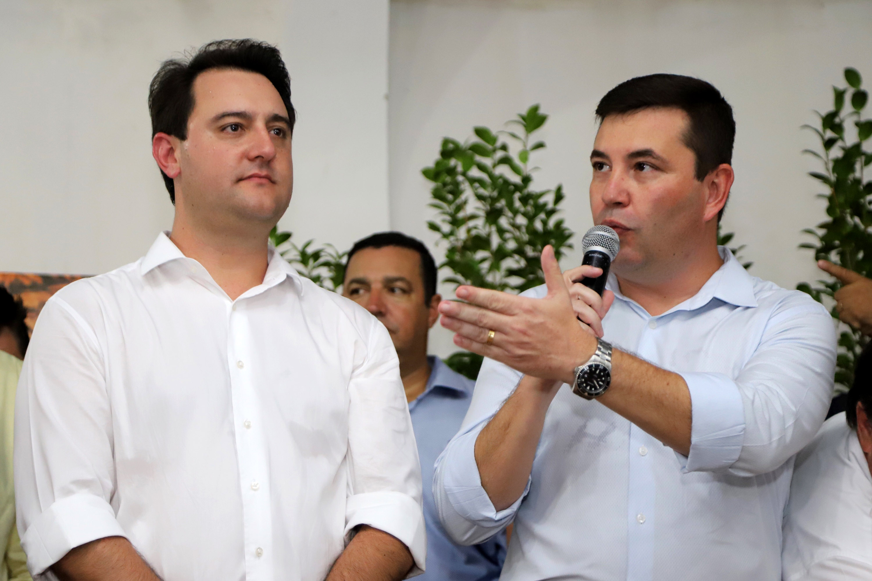 Governador Carlos Massa Ratinho Junior visita a Expo Umuarama e anuncia recursos para investimentos em infraestrutura e melhoria urbana no município. - Umuarama, 15/03/2019 - Foto: José Fernando Ogura/ANPr
