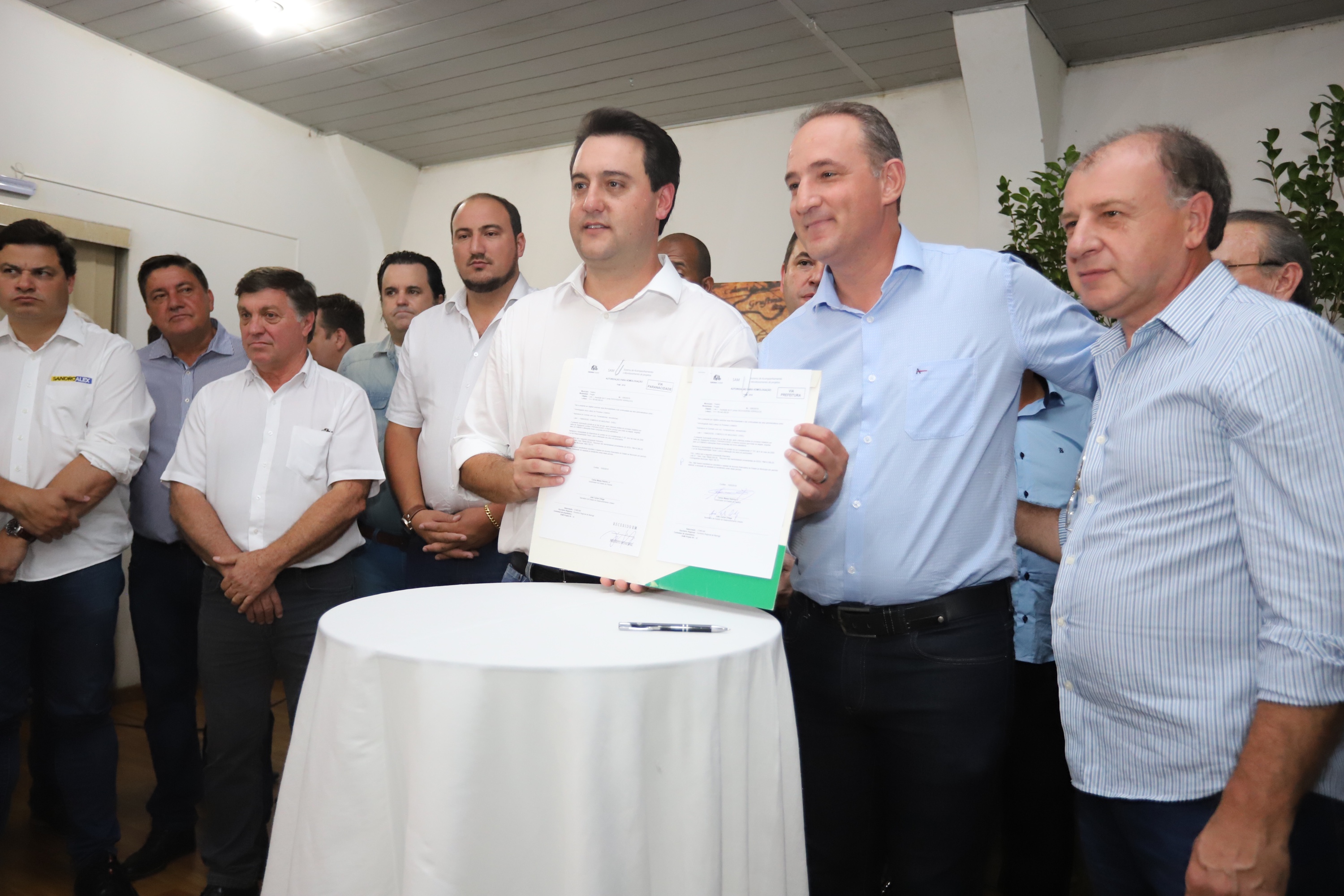 Governador Carlos Massa Ratinho Junior visita a Expo Umuarama e anuncia recursos para investimentos em infraestrutura e melhoria urbana no município. - Umuarama, 15/03/2019 - Foto: José Fernando Ogura/ANPr