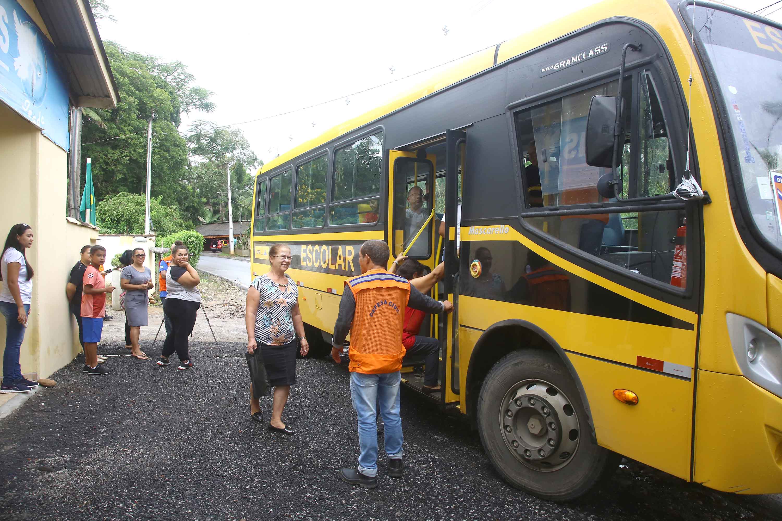 A Coordenadoria Estadual de Proteção e Defesa Civil realiza simulado de abandono com comunidade em área de risco de Morretes, no Litoral do Paraná. - Morretes, 16/03/2019 - Foto: Jaelson Lucas/ANPr