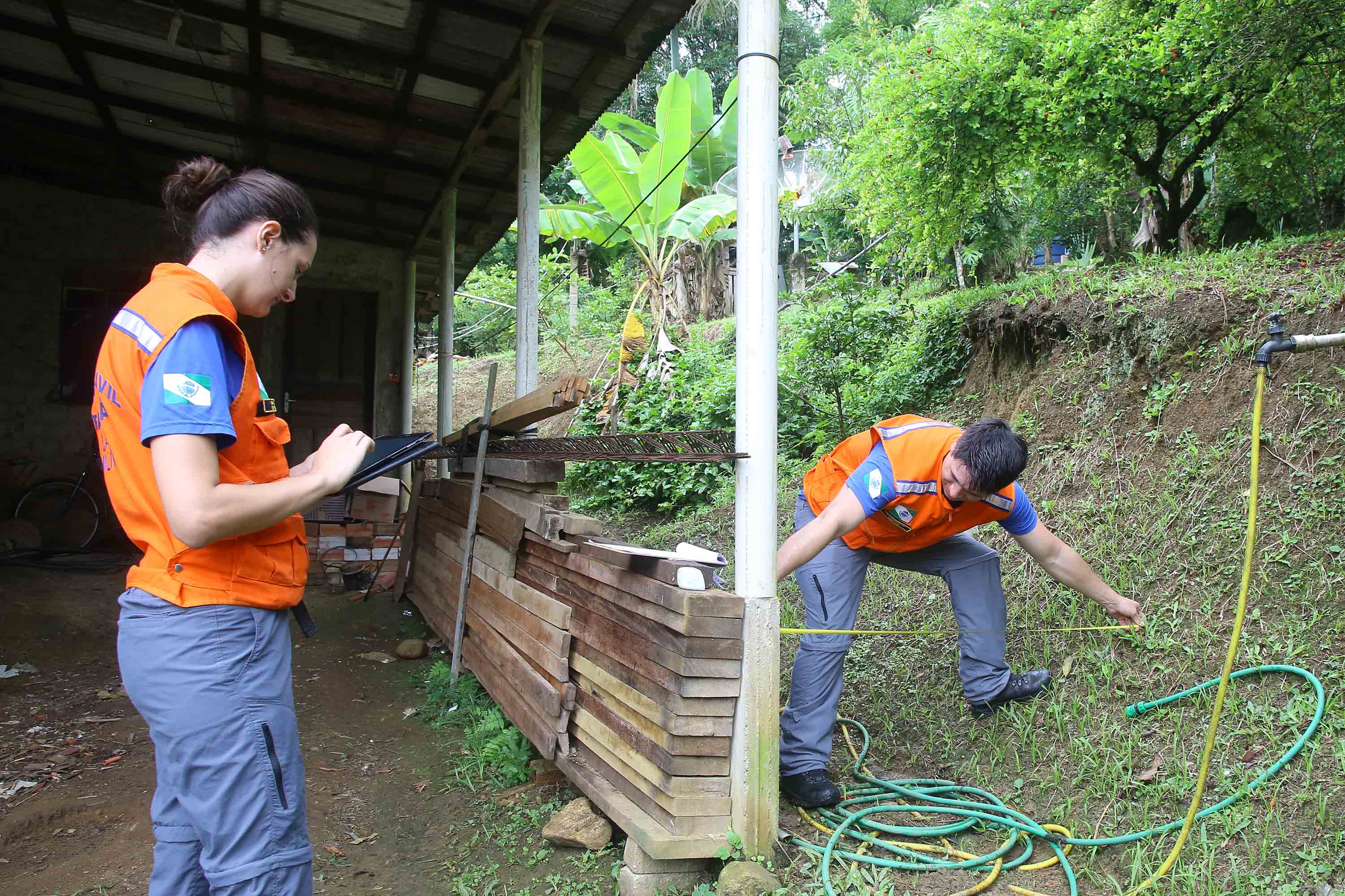 A Coordenadoria Estadual de Proteção e Defesa Civil realiza simulado de abandono com comunidade em área de risco de Morretes, no Litoral do Paraná. - Morretes, 16/03/2019 - Foto: Jaelson Lucas/ANPr