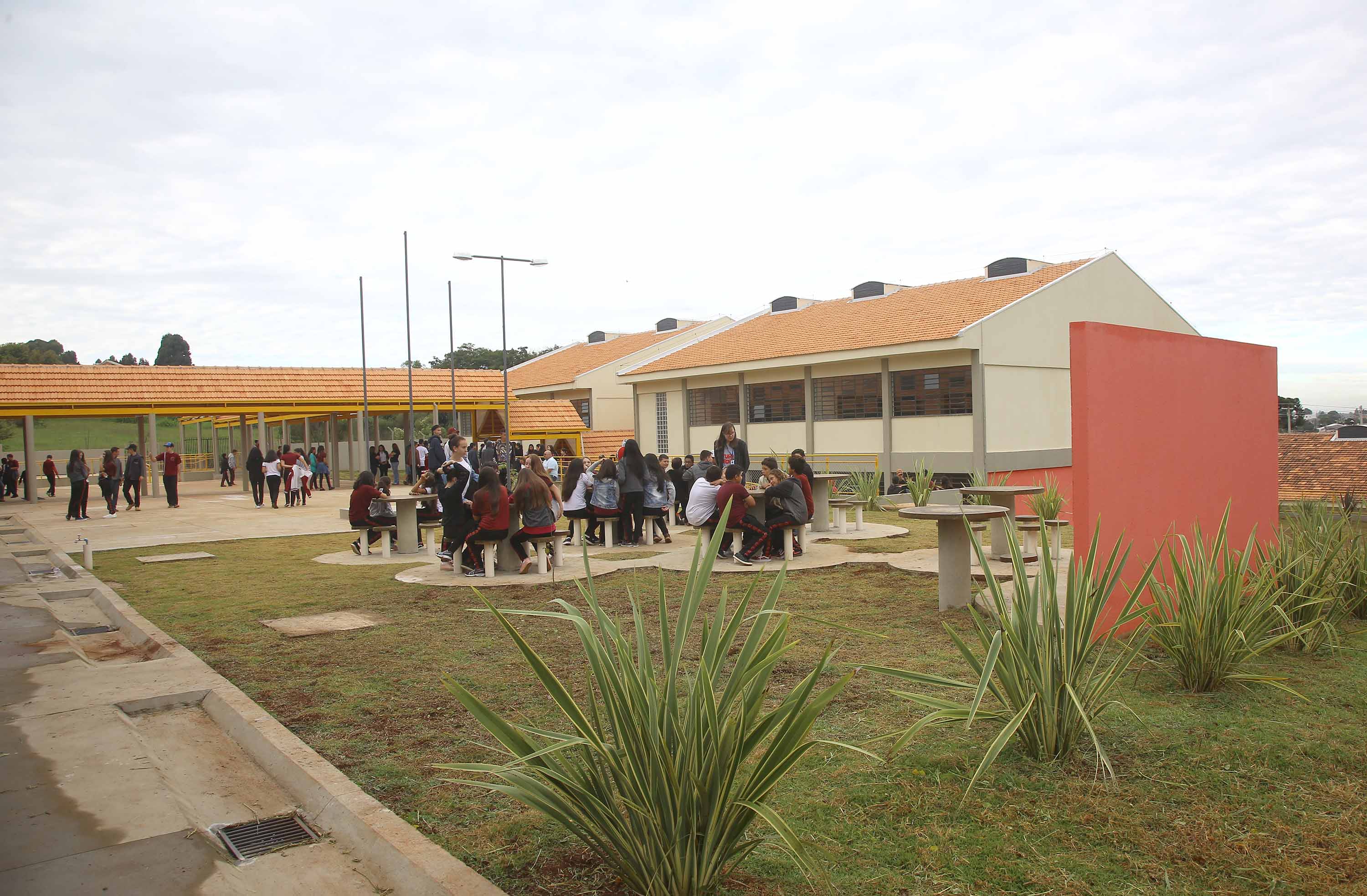 Governador Carlos Massa Ratinho Júnior inaugura em Guarapuava a nova sede do Colégio Estadual Leni Marlene Jacob - Guarapuava, 04/04/2019 - Foto: Jaelson Lucas/ANPr