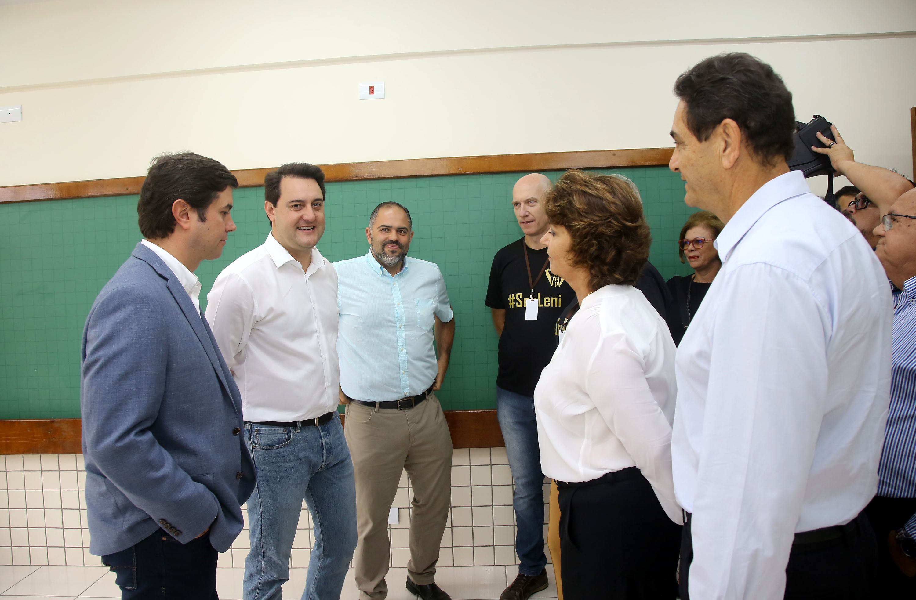 Governador Carlos Massa Ratinho Júnior inaugura em Guarapuava a nova sede do Colégio Estadual Leni Marlene Jacob - Guarapuava, 04/04/2019 - Foto: Jaelson Lucas/ANPr
