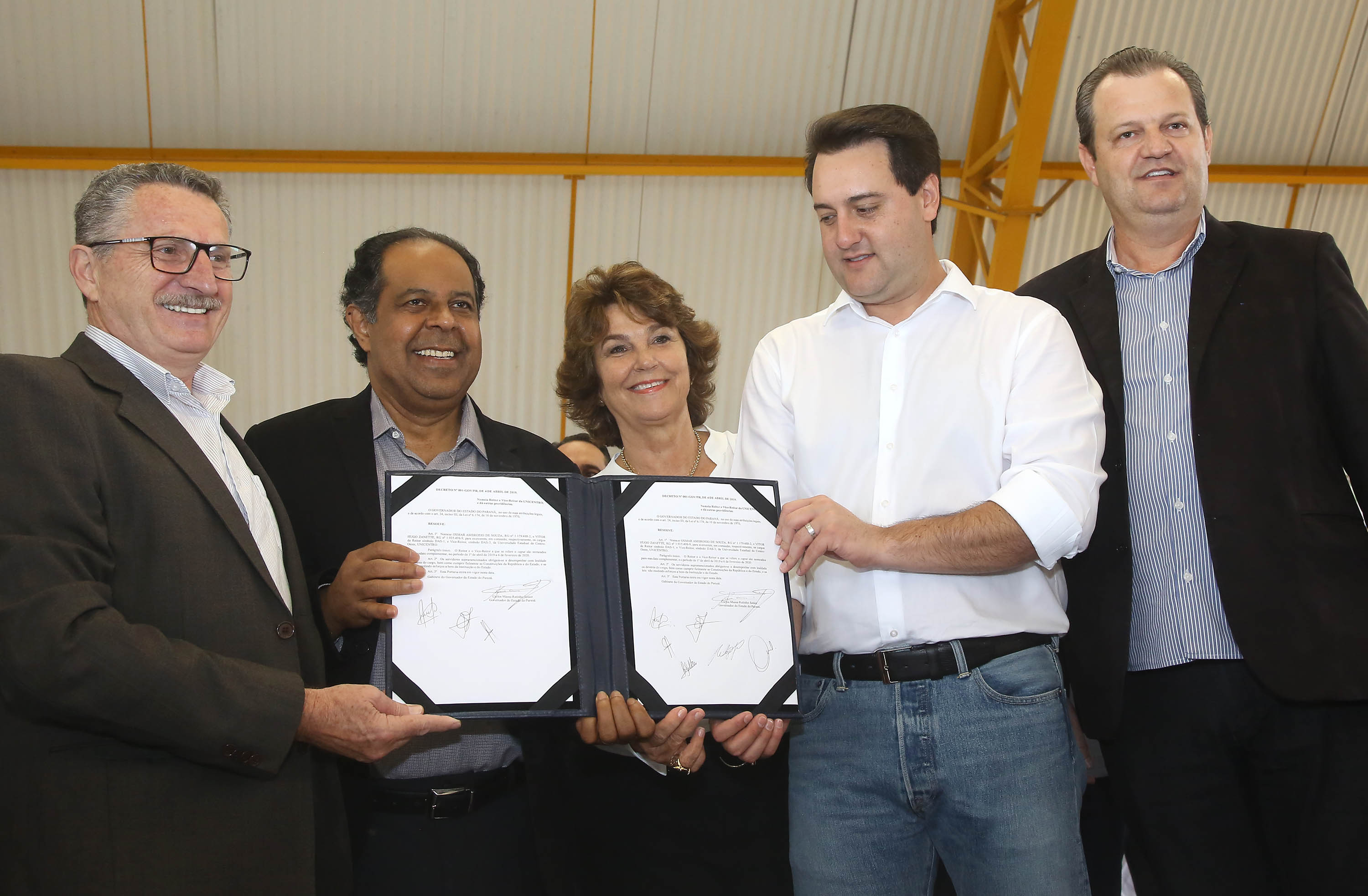 Governador Carlos Massa Ratinho Júnior inaugura em Guarapuava a nova sede do Colégio Estadual Leni Marlene Jacob - Guarapuava, 04/04/2019 - Foto: Jaelson Lucas/ANPr
