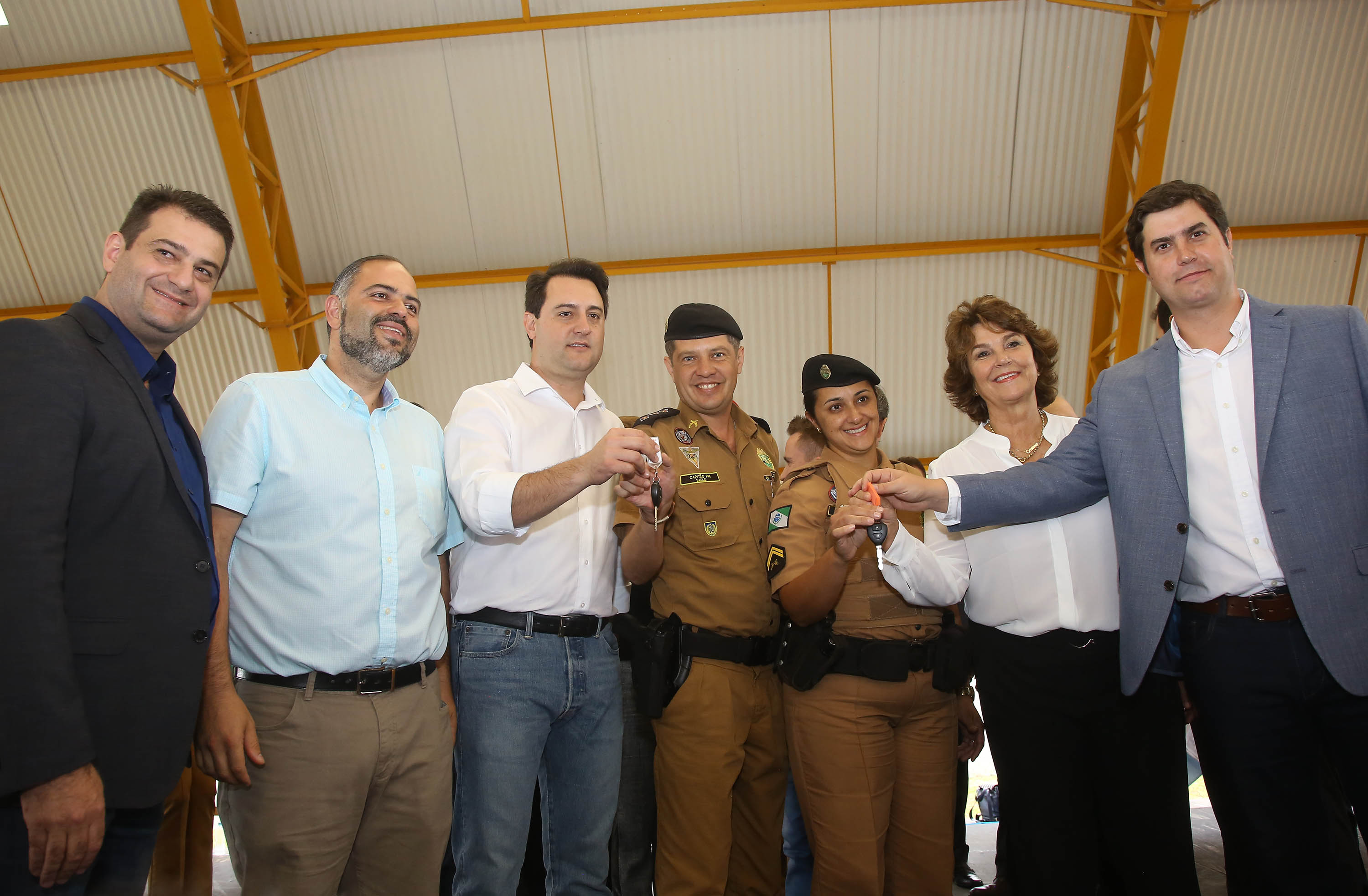 Governador Carlos Massa Ratinho Júnior inaugura em Guarapuava a nova sede do Colégio Estadual Leni Marlene Jacob - Guarapuava, 04/04/2019 - Foto: Jaelson Lucas/ANPr