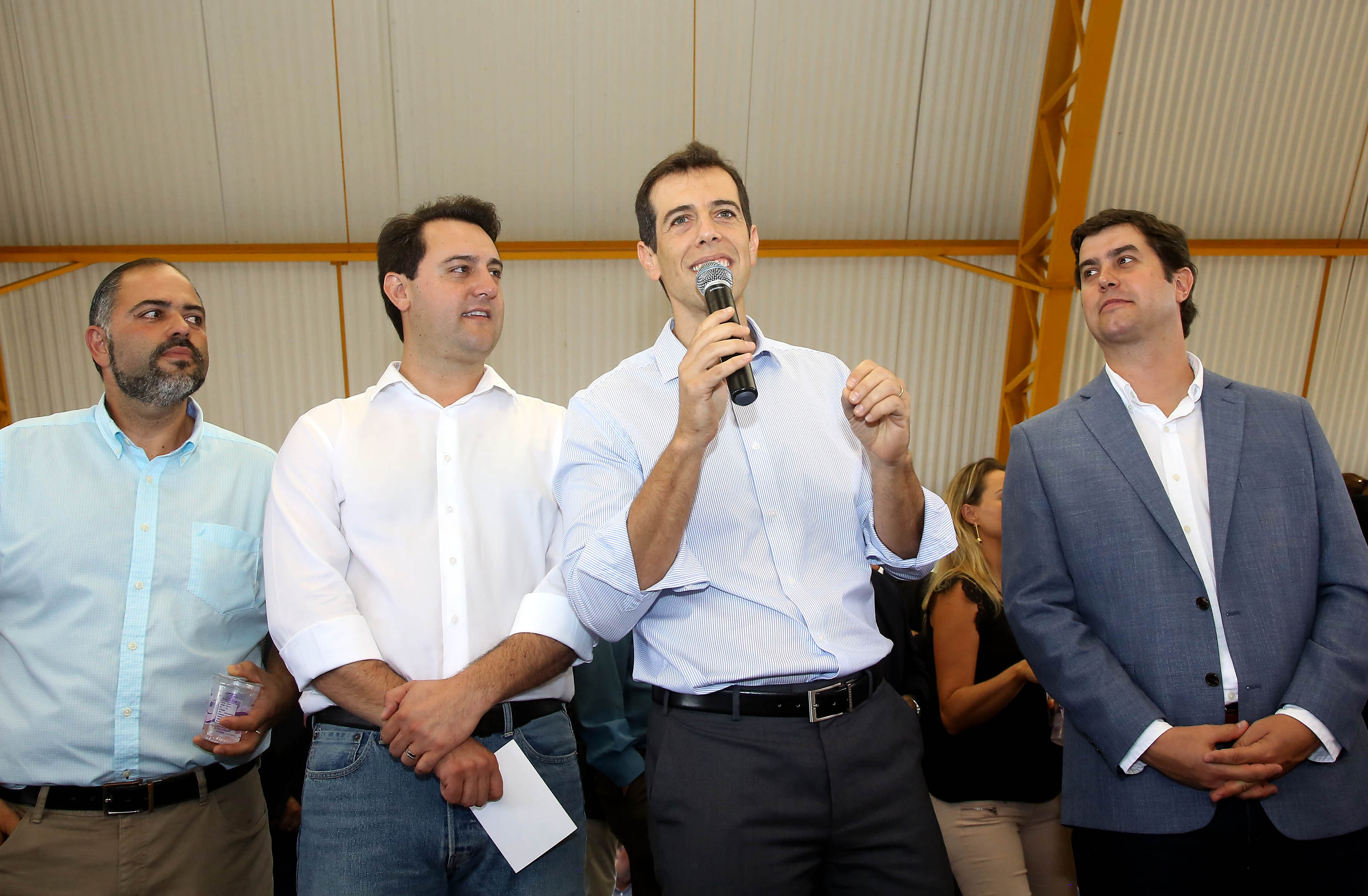 Governador Carlos Massa Ratinho Júnior inaugura em Guarapuava a nova sede do Colégio Estadual Leni Marlene Jacob - Guarapuava, 04/04/2019 - Foto: Jaelson Lucas/ANPr