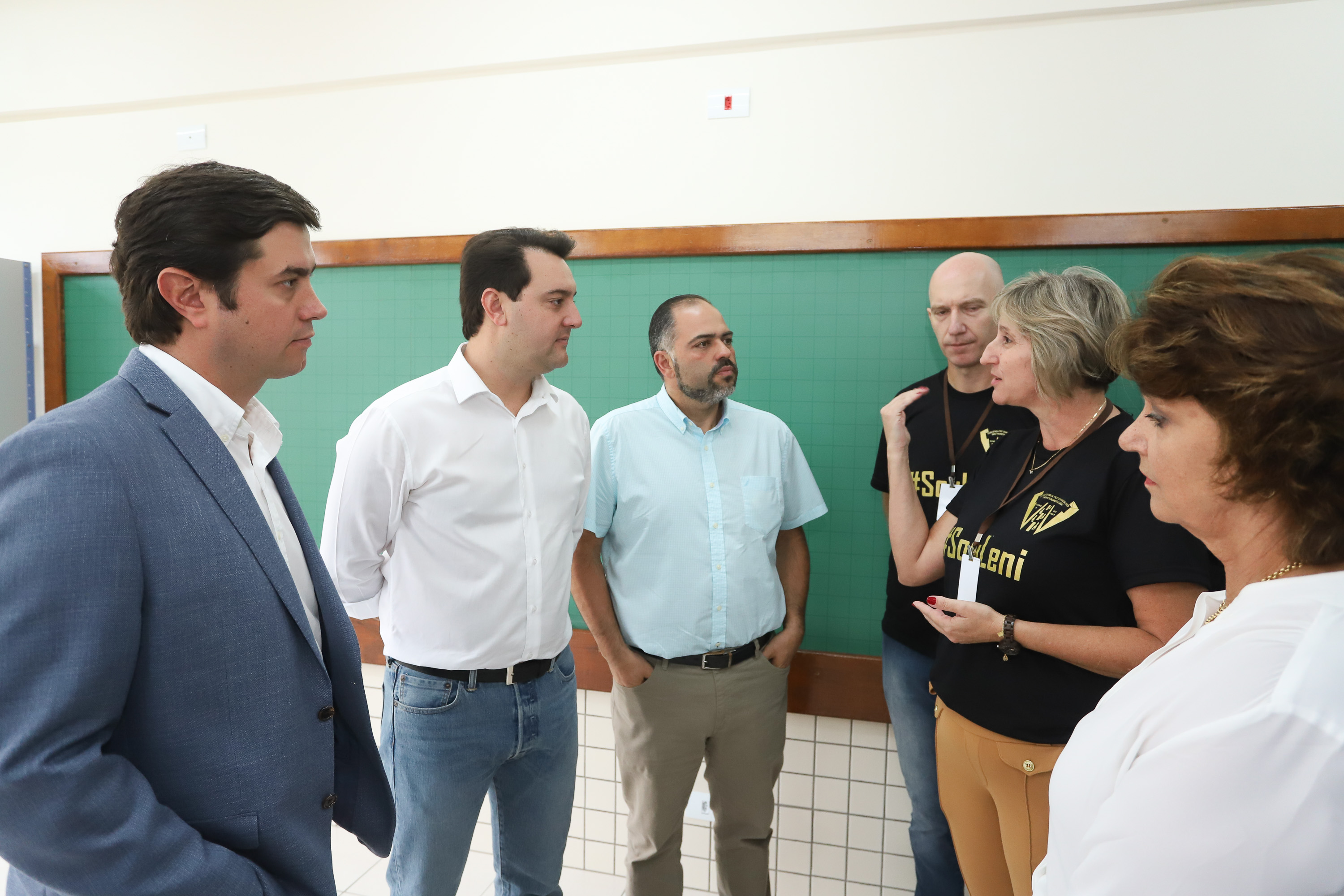 Governador Carlos Massa Ratinho Júnior inaugura em Guarapuava a nova sede do Colégio Estadual Leni Marlene Jacob - Guarapuava, 04/04/2019 - Foto: Rodrigo Felix Leal/ANPr