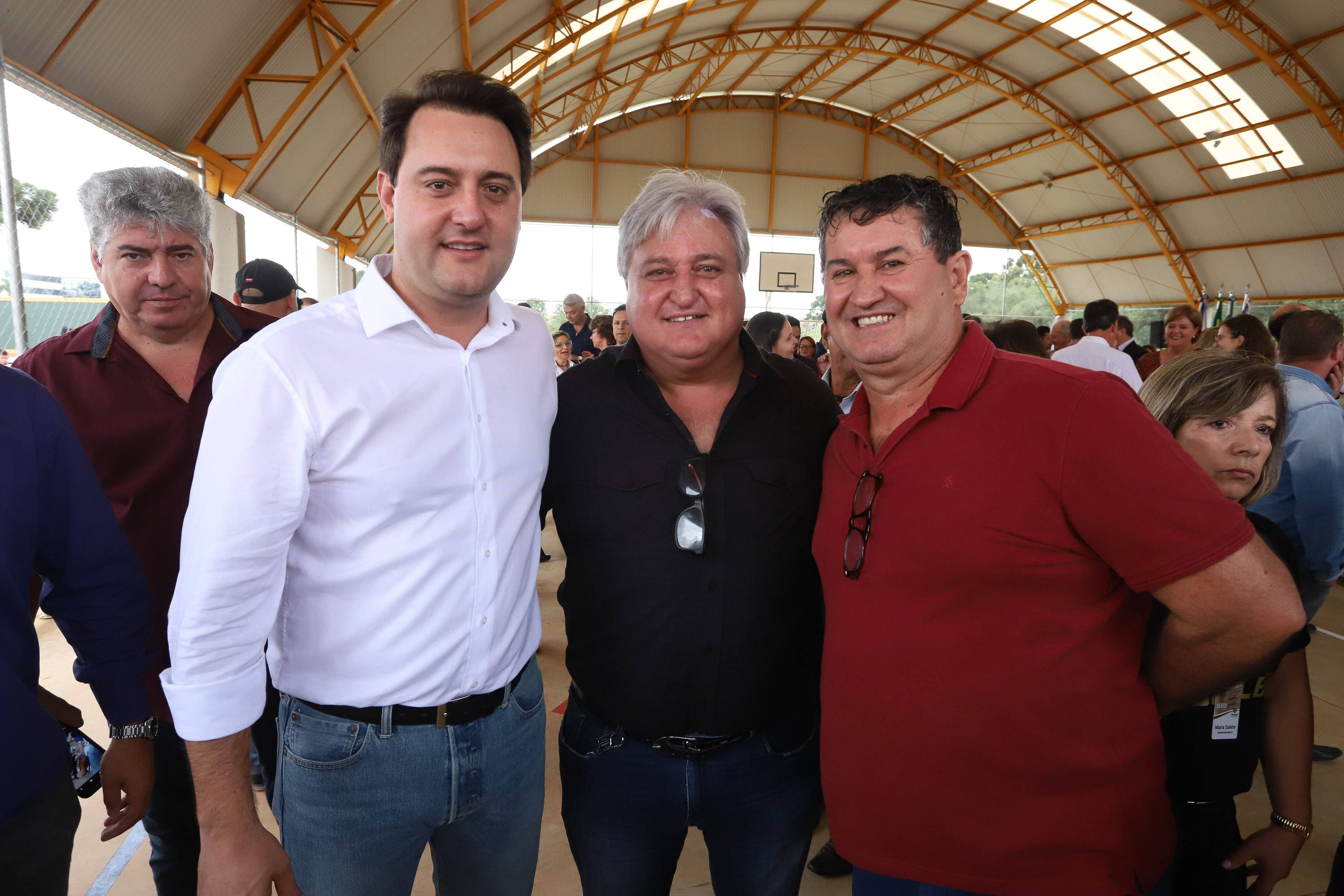 Governador Carlos Massa Ratinho Júnior inaugura em Guarapuava a nova sede do Colégio Estadual Leni Marlene Jacob - Guarapuava, 04/04/2019 - Foto: Rodrigo Felix Leal/ANPr
