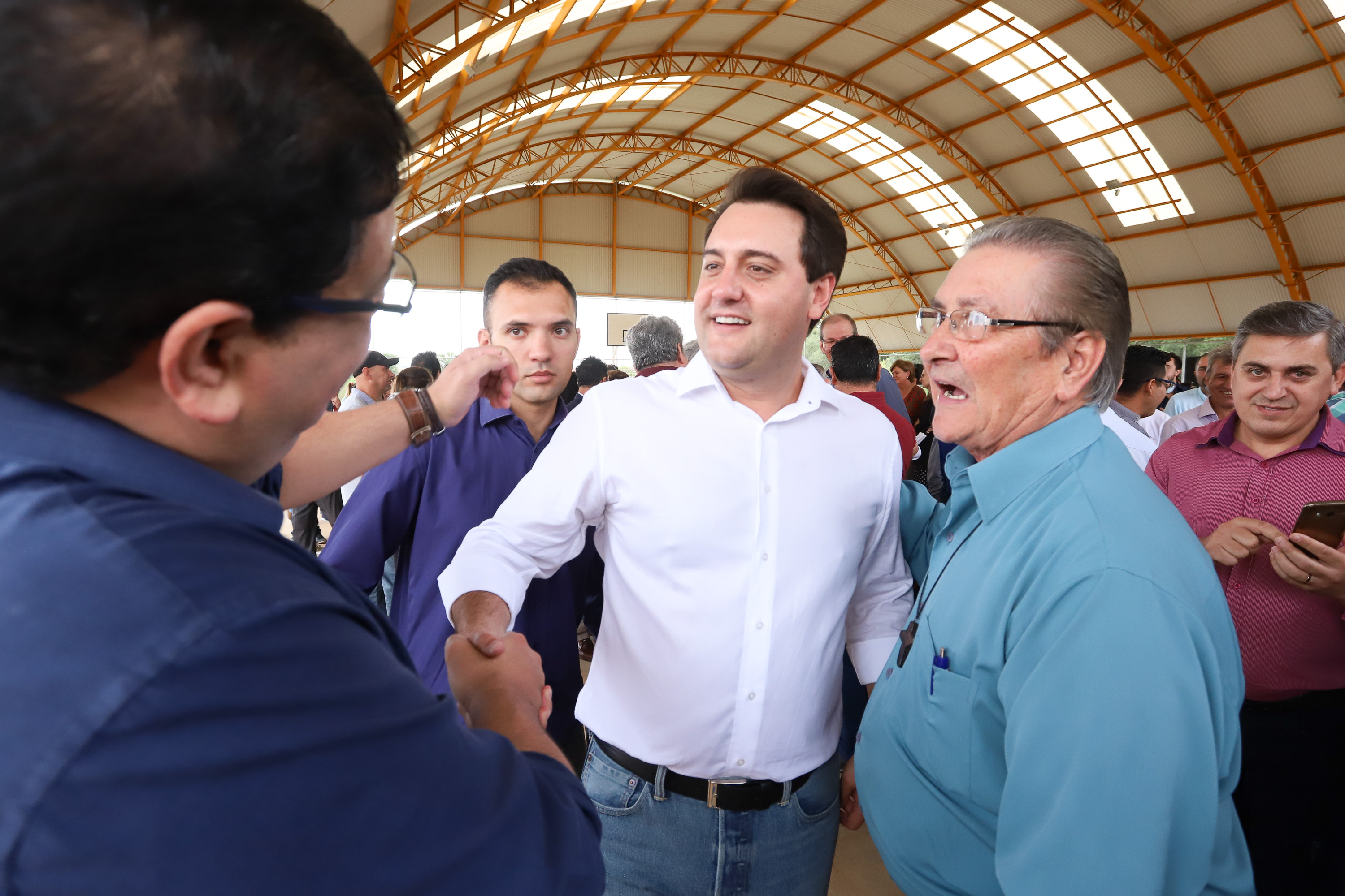 Governador Carlos Massa Ratinho Júnior inaugura em Guarapuava a nova sede do Colégio Estadual Leni Marlene Jacob - Guarapuava, 04/04/2019 - Foto: Rodrigo Felix Leal/ANPr
