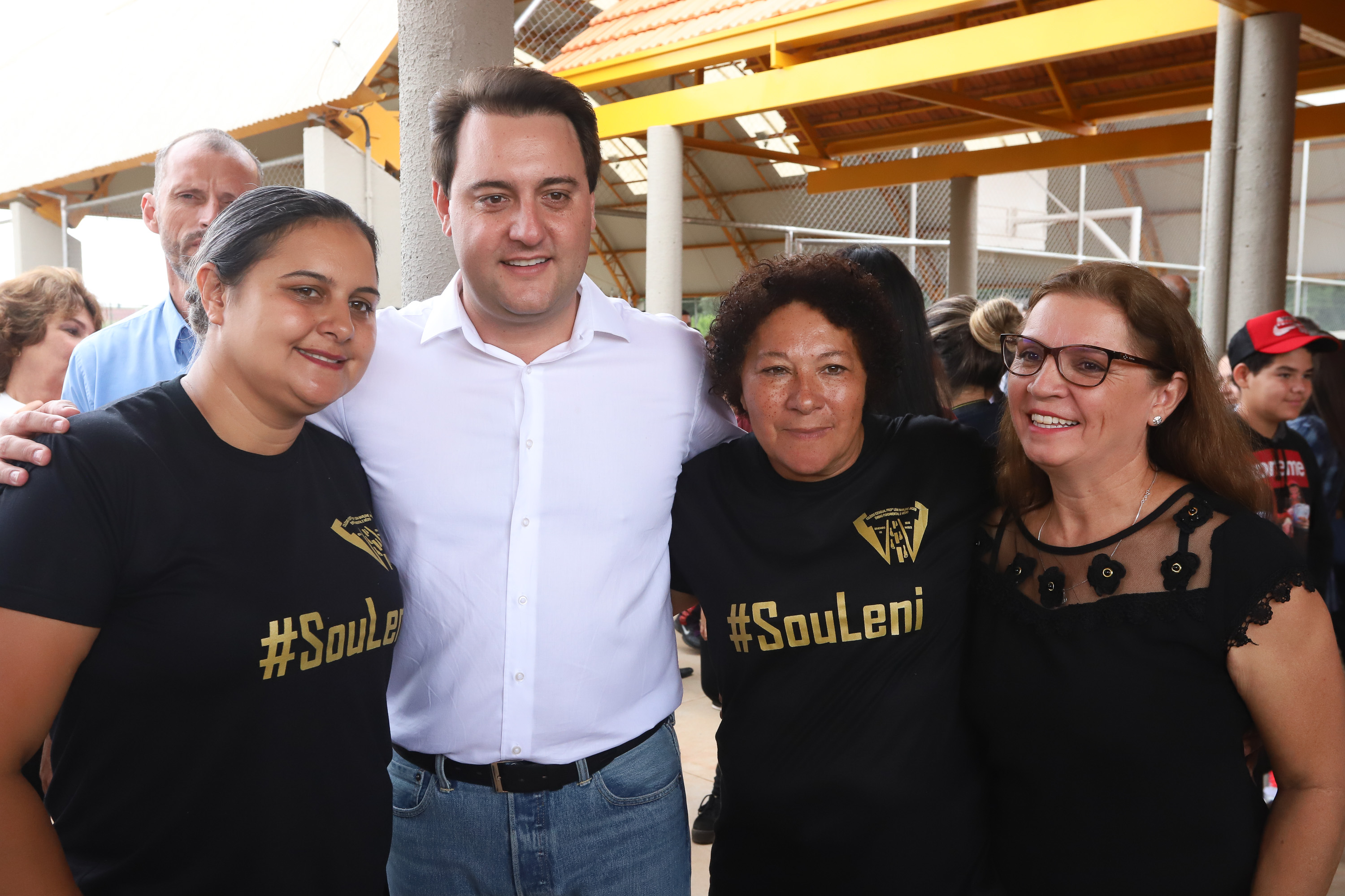 Governador Carlos Massa Ratinho Júnior inaugura em Guarapuava a nova sede do Colégio Estadual Leni Marlene Jacob - Guarapuava, 04/04/2019 - Foto: Rodrigo Felix Leal/ANPr
