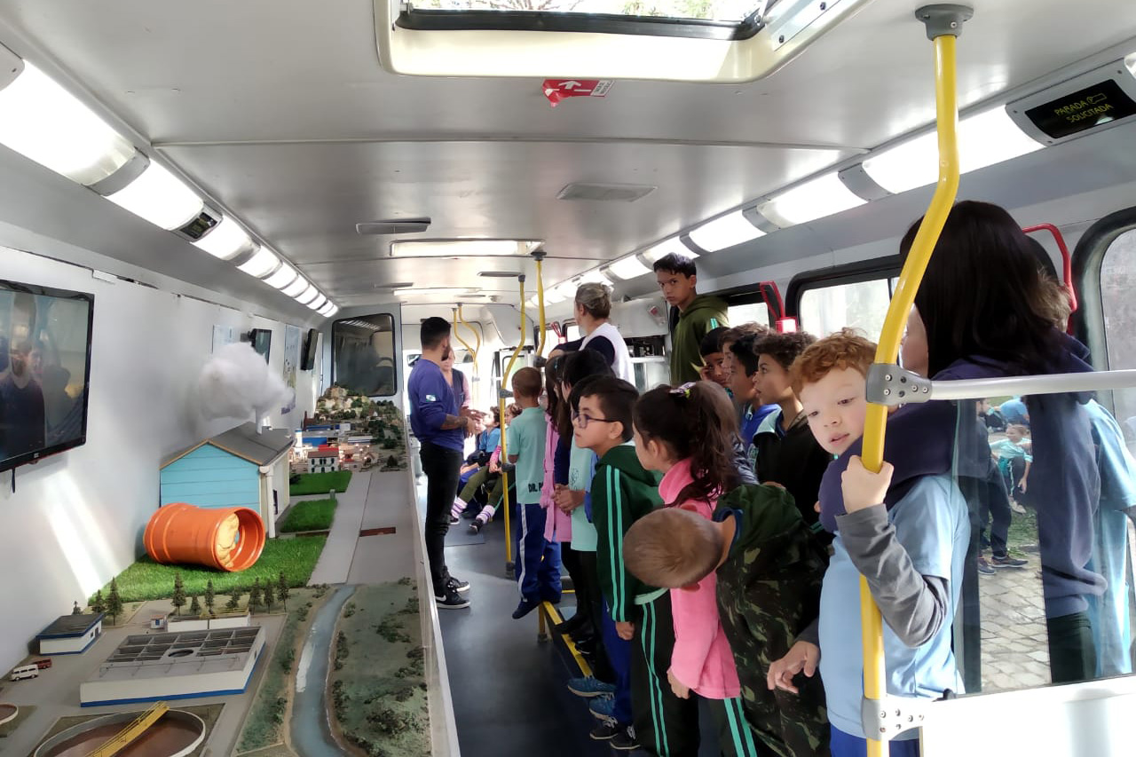 EcoExpresso atenderá mais de 20 escolas em São Mateus do Sul . Foto: Sanepar