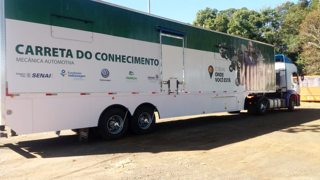 Curitiba, Chopinzinho e Realeza recebem o Carretas do Conhecimento a partir de segunda-feira. Foto: Divulgação SEJUF