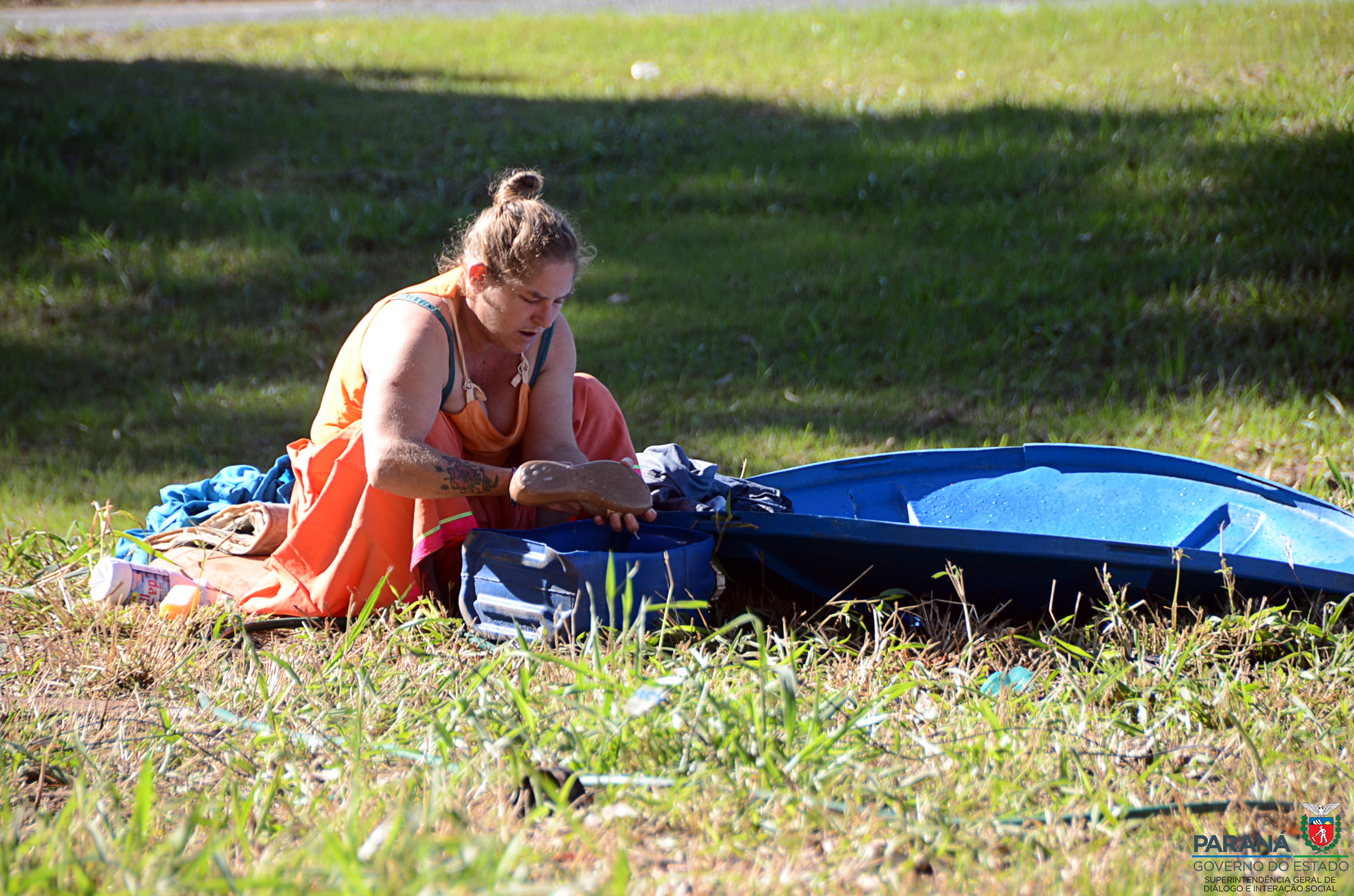 A Superintendência Geral de Diálogo e Interação Social (Sudis) realiza visita técnica em acampamento cigano às margens da BR 376, em Curitiba.  -  Curitiba, 05/07/2019  -  Foto: Nelson Andrade/SUDIS