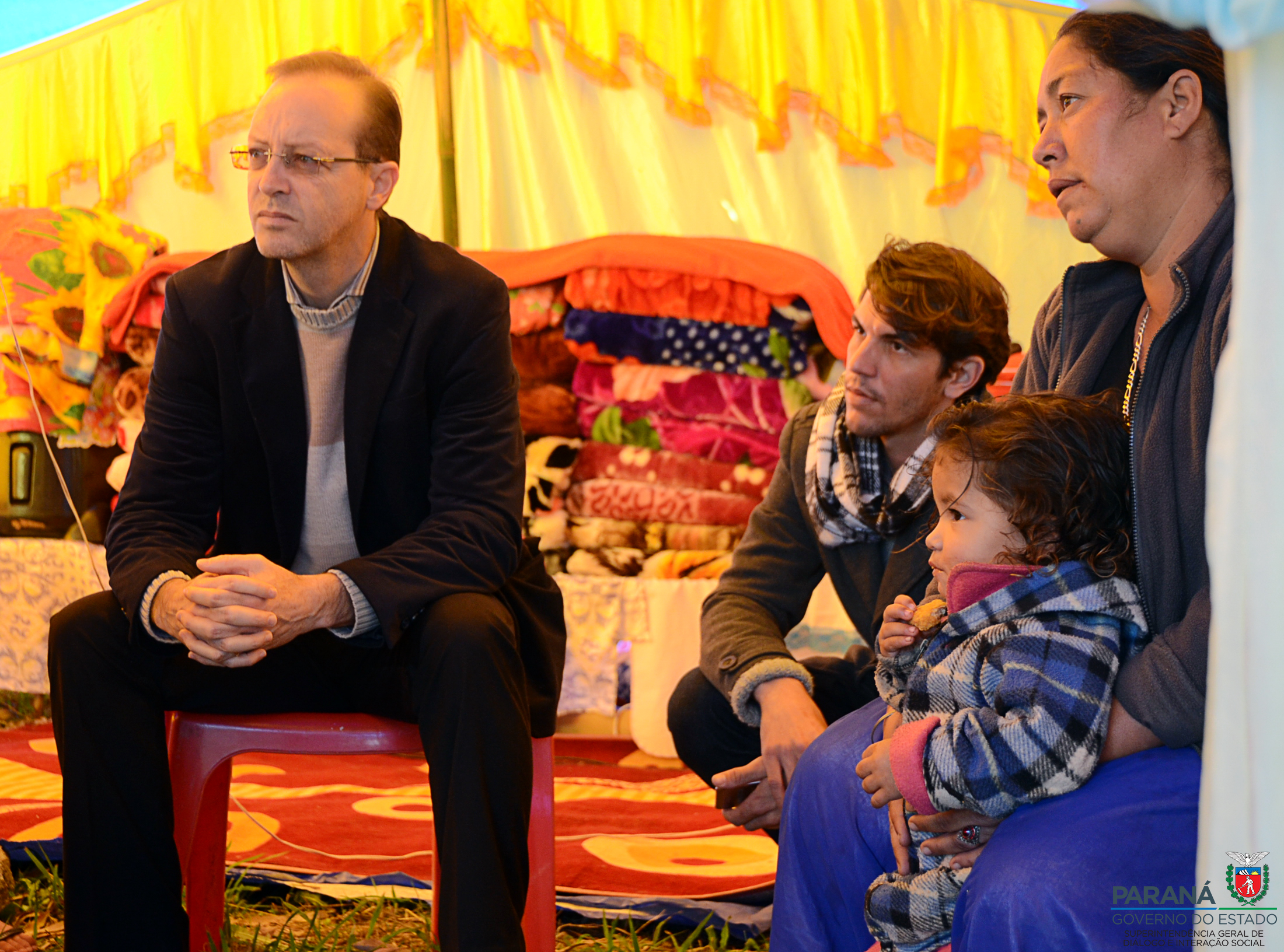 A Superintendência Geral de Diálogo e Interação Social (Sudis) realiza visita técnica em acampamento cigano às margens da BR 376, em Curitiba.  -  Curitiba, 05/07/2019  -  Foto: Nelson Andrade/SUDIS