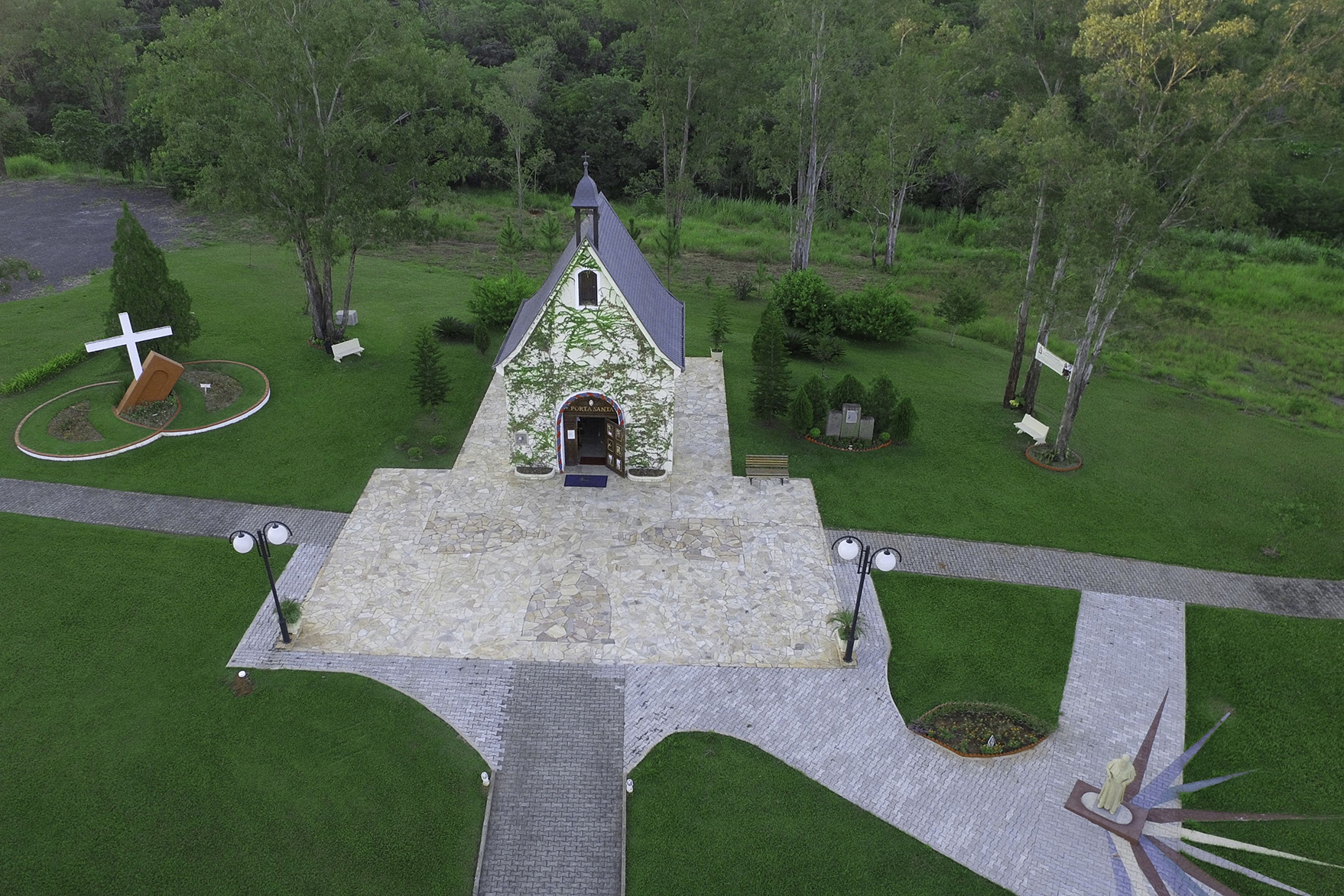 Santuário Mãe Rainha de Schoenstatt, em Jacarezinho. Foto: Guilherme Melo/Prefeitura de Jacarezinho