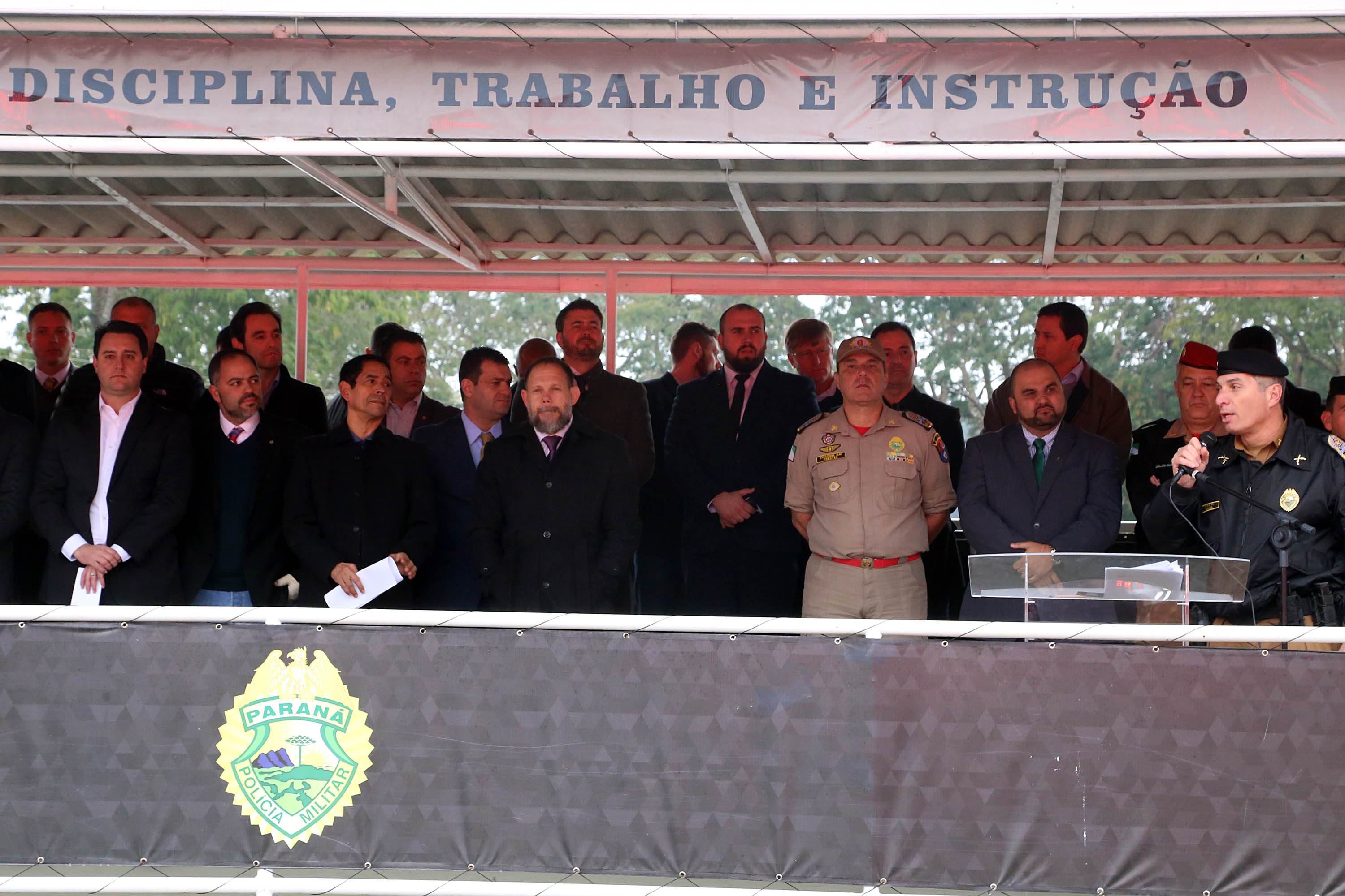 Governador Carlos Massa Ratinho Junior entrega viaturas para as polícias Militar e Civil.Foto Gilson Abreu/ANPr