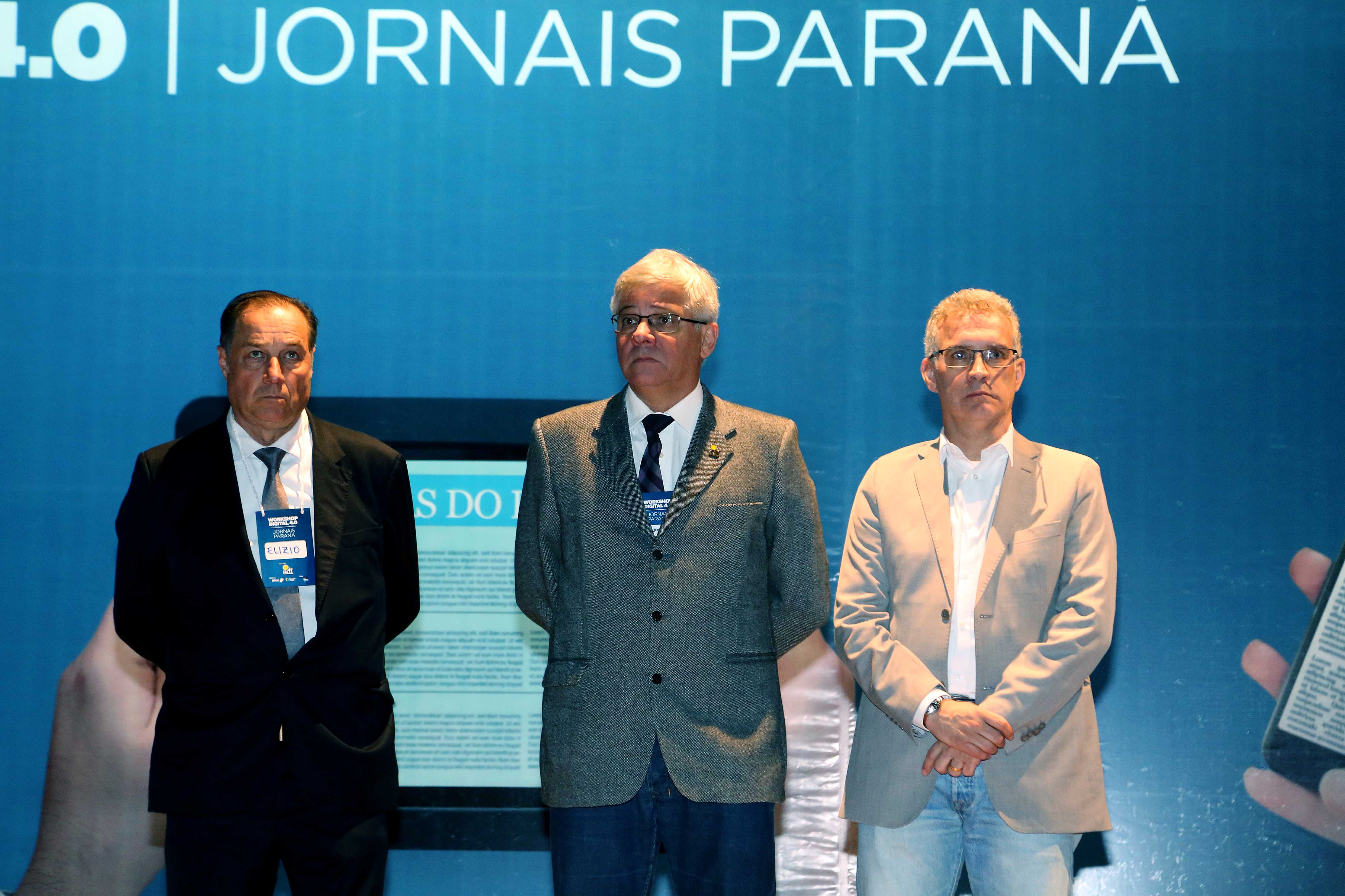 O Workshop Digital 4.0, realizado no Museu Oscar Niemeyer, em Curitiba, tem a parceria da Associação dos Jornais Diários do Interior do Paraná (ADI) e da Associação dos Jornais e Revistas do Paraná (Adjori-PR). Foto Gilson Abreu