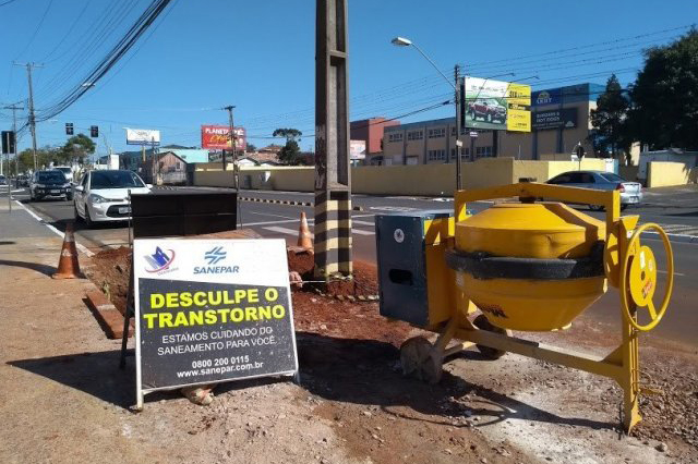 Sanepar investe R$ 6,6 mi em bairro de Ponta Grossa. Foto: Divulgação/Sanepar