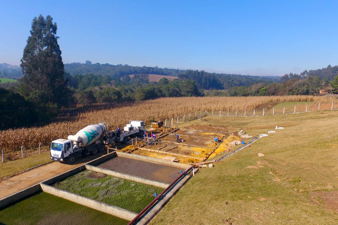 A Sanepar investe R$ 2,8 milhões na ampliação da capacidade da Estação de Tratamento de Esgoto Horst, de Imbituva, recursos destinados também à implantação de uma tecnologia de pós-tratamento mais completa que atende os mais rigorosos parâmetros da legislação. Foto: Divulgação/Sanepar