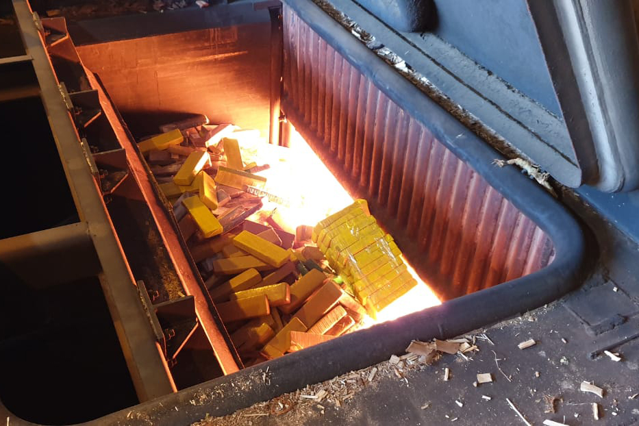 Polícia Civil incinera 7,7 toneladas de drogas. Foto: Divulgação/Polícia Civil