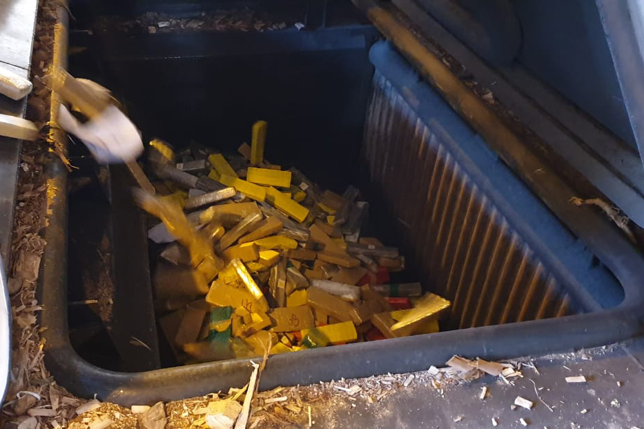 Polícia Civil incinera 7,7 toneladas de drogas. Foto: Divulgação/Polícia Civil