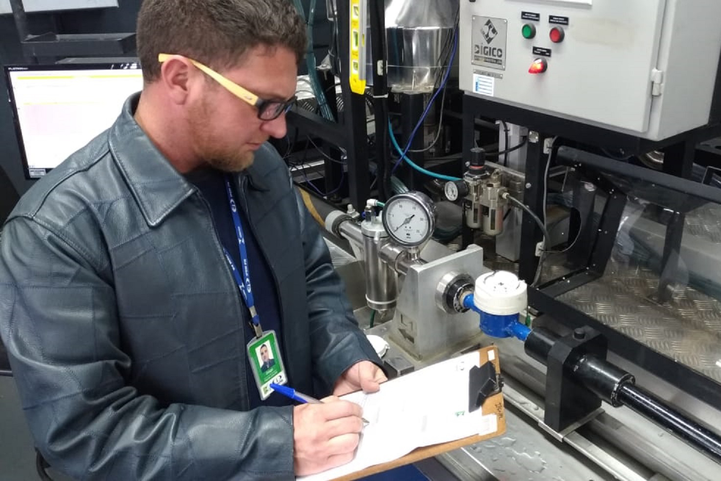 Inmetro comprova eficiência dos hidrômetros em Cascavel. Foto: Divulgação/Sanepar