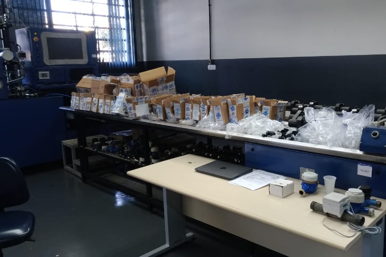 Inmetro comprova eficiência dos hidrômetros em Cascavel. Foto: Divulgação/Sanepar