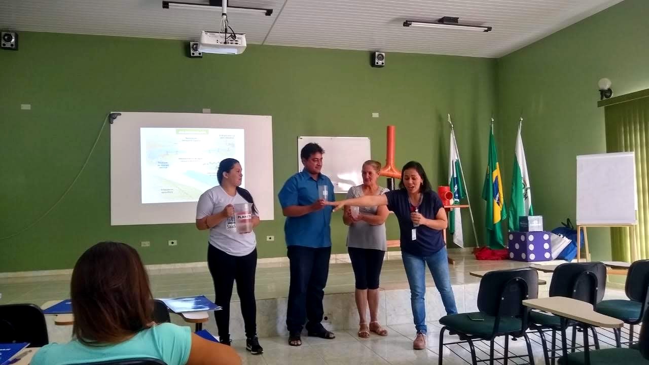 Sanepar forma multiplicadores em saneamento em Tibagi. Foto: Sanepar