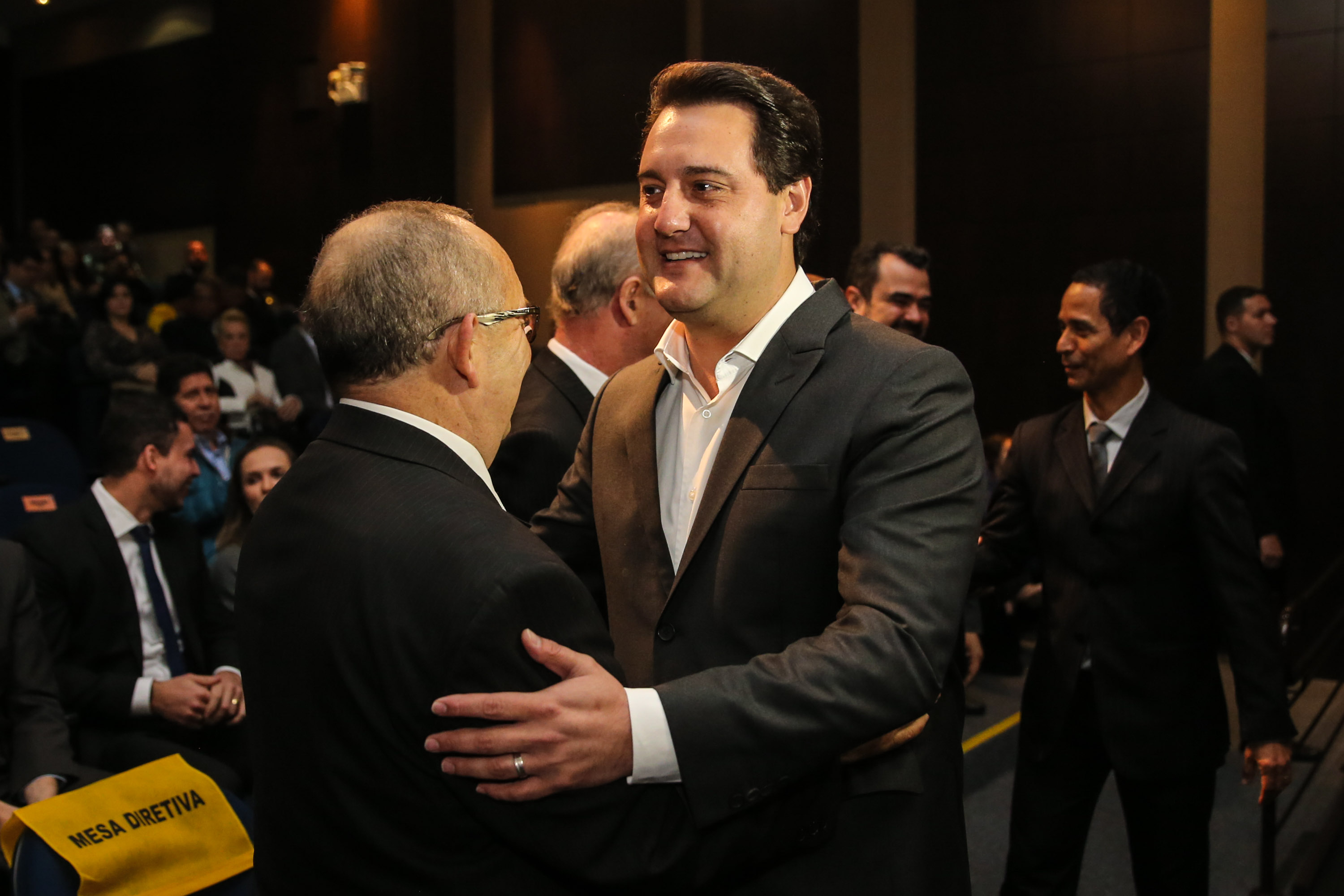 O governador Carlos Massa Ratinho Junior participa nesta segunda-feira (30), da comemoração do aniversário de 166 anos da Polícia Civil no Paraná na sede da OAB Paraná, em Curitiba .   30/09/2019 - Foto: Geraldo Bubniak/AEN