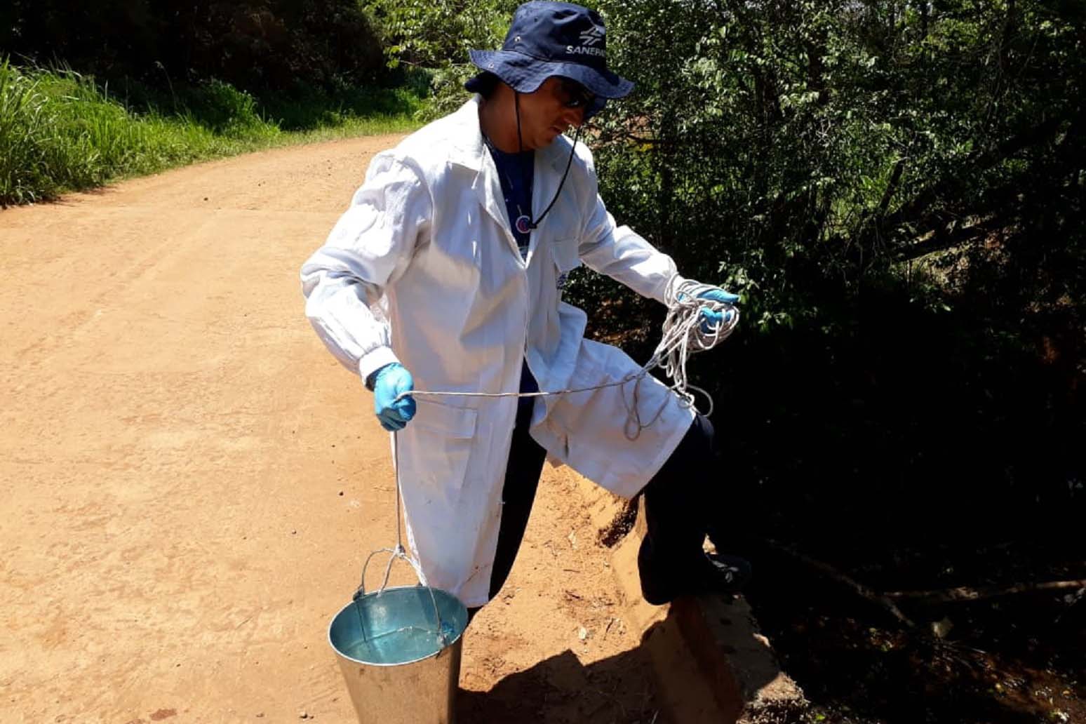 Técnicos da Sanepar iniciaram esta semana os levantamentos e diagnóstico da bacia dos rios Cascavel, Peroba e Saltinho, que abastecem os moradores de Cascavel, e do Rio São José, que vai contribuir com o suprimento da cidade a partir do ano que vem. Foto: Sanepar