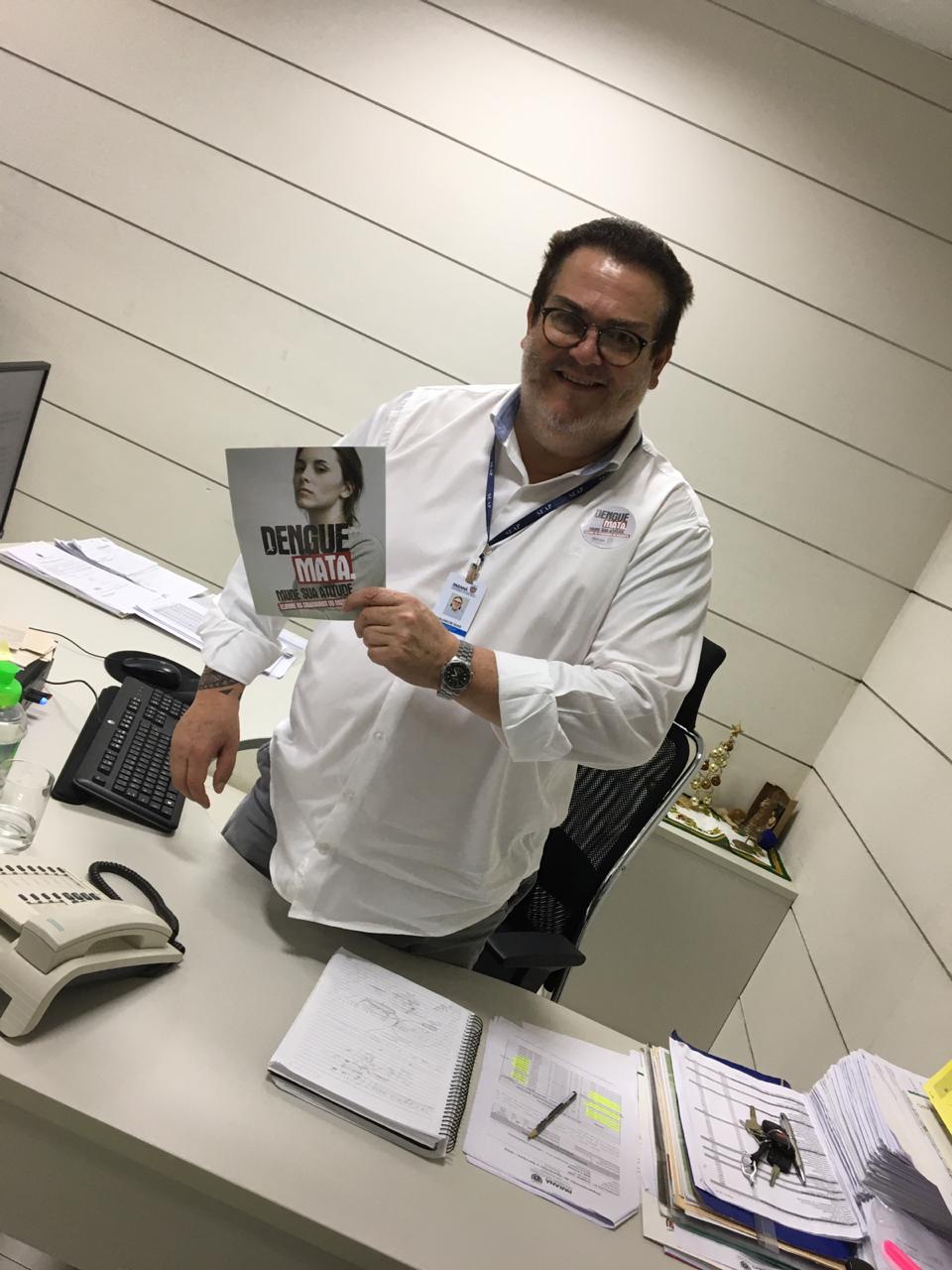 O Governo do Estado mobilizou toda a sua estrutura para ações integradas de combate à dengue, durante esta quarta-feira, 18 de dezembro, dando início a série de atividades que serão realizadas ao longo dos próximos meses.Secretaria da Administração e Previdência. Foto: SEAP