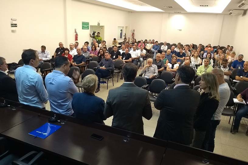 Plano de Segurança da Água foi tema de workshop em Cascavel. Foto: Sanepar