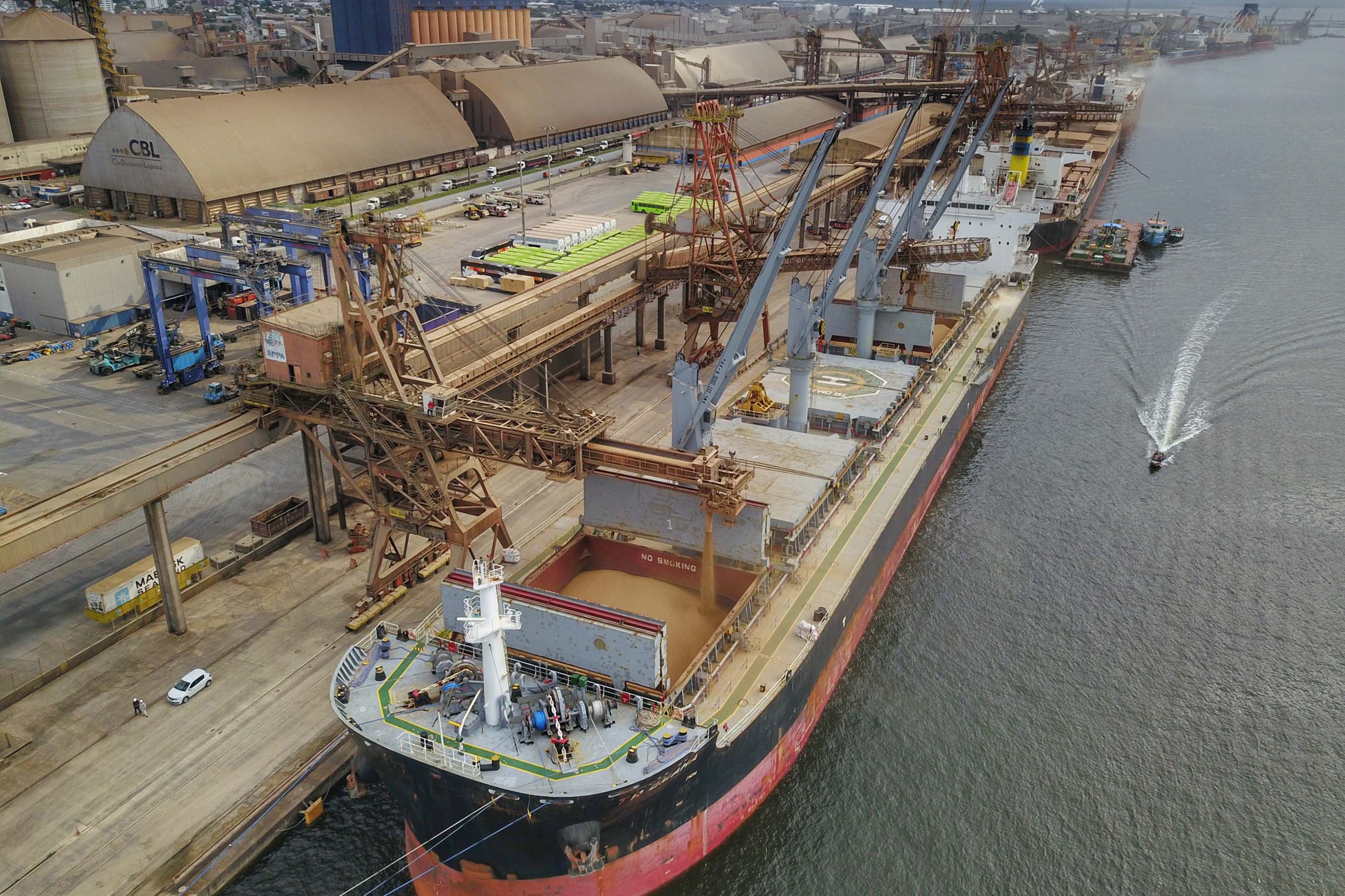 04/2019 - Porto de Paranaguá. Foto: José Fernando Ogura/ANPr