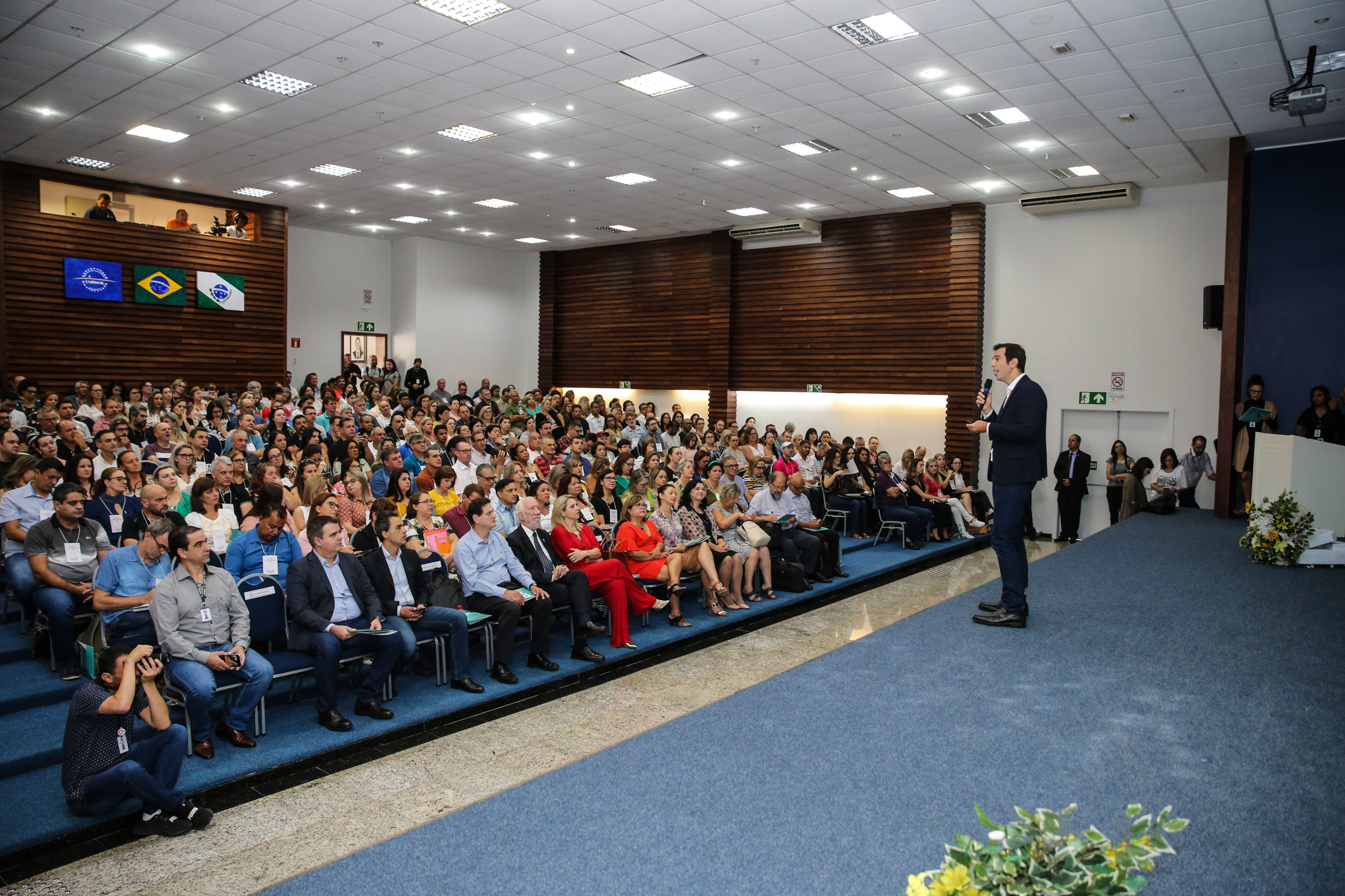 O secretário da Educação Renato Feder  no  Seminário Foco na Aprendizagem 2020  21/01/2020  -  Foto: Geraldo Bubniak/AEN