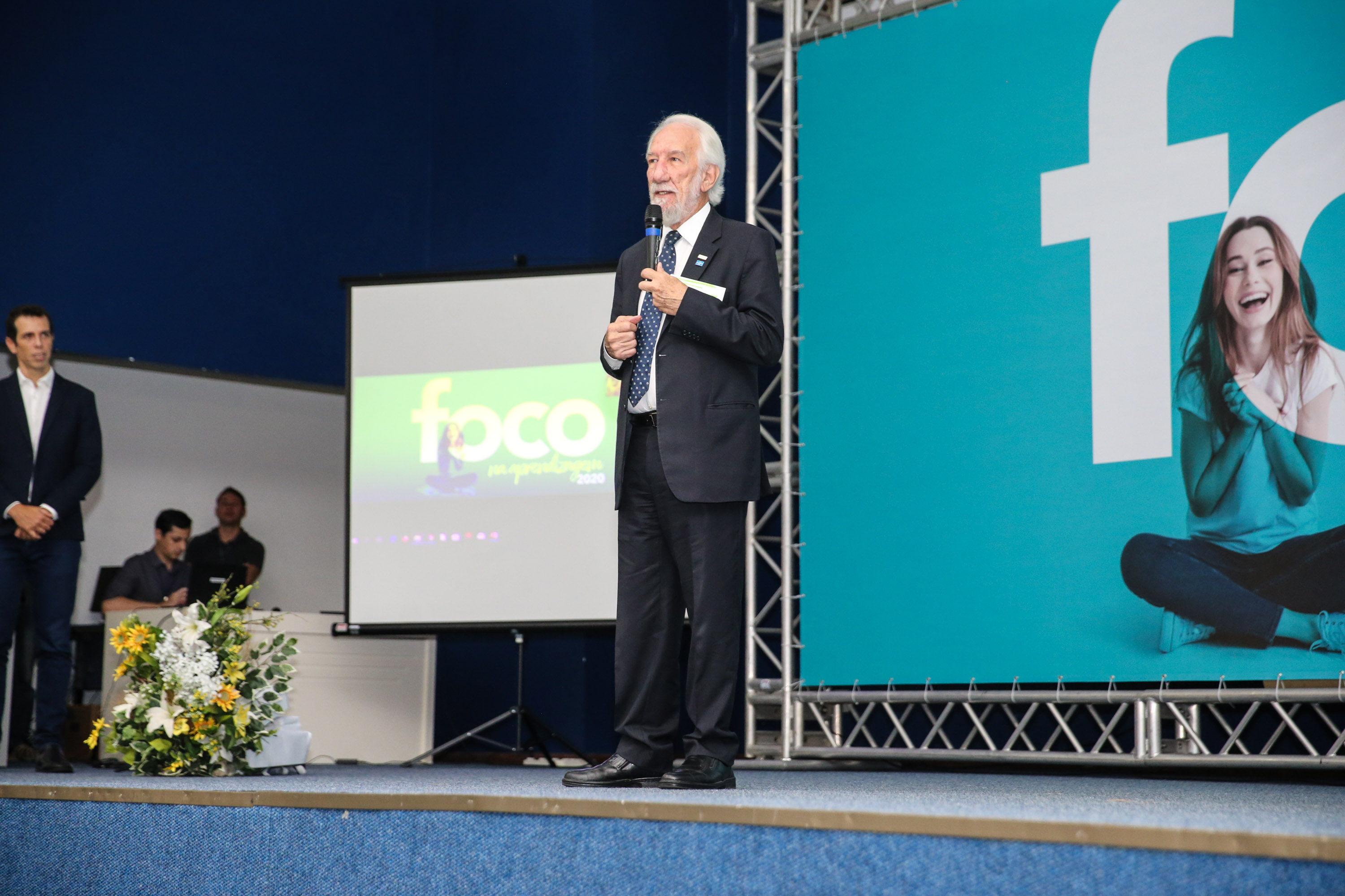 O vice-governador Darci Piana  discursa no Seminário Foco na Aprendizagem 2020  21/01/2020  -  Foto: Geraldo Bubniak/AEN