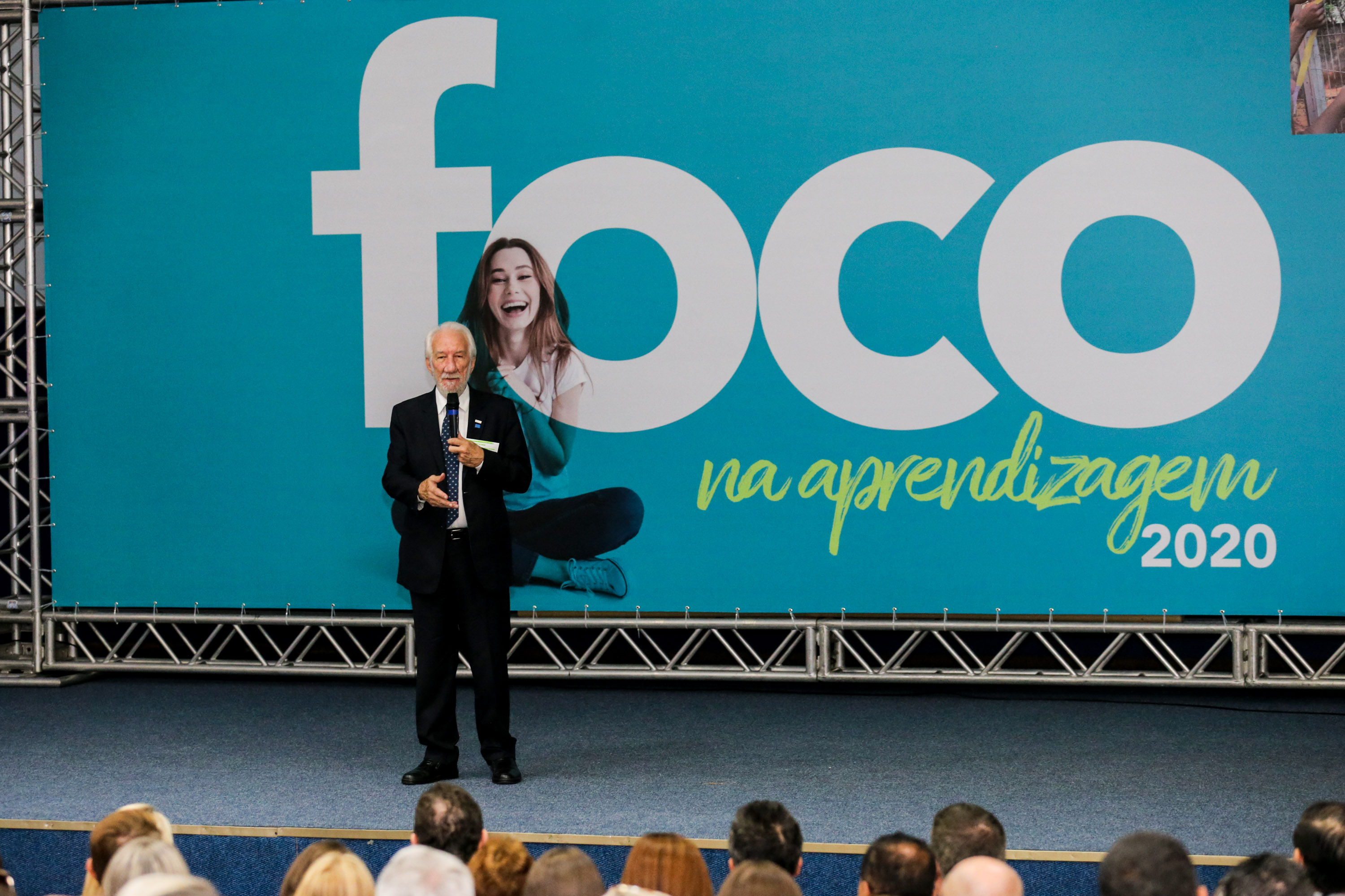 O vice-governador Darci Piana  discursa no Seminário Foco na Aprendizagem 2020  21/01/2020  -  Foto: Geraldo Bubniak/AEN