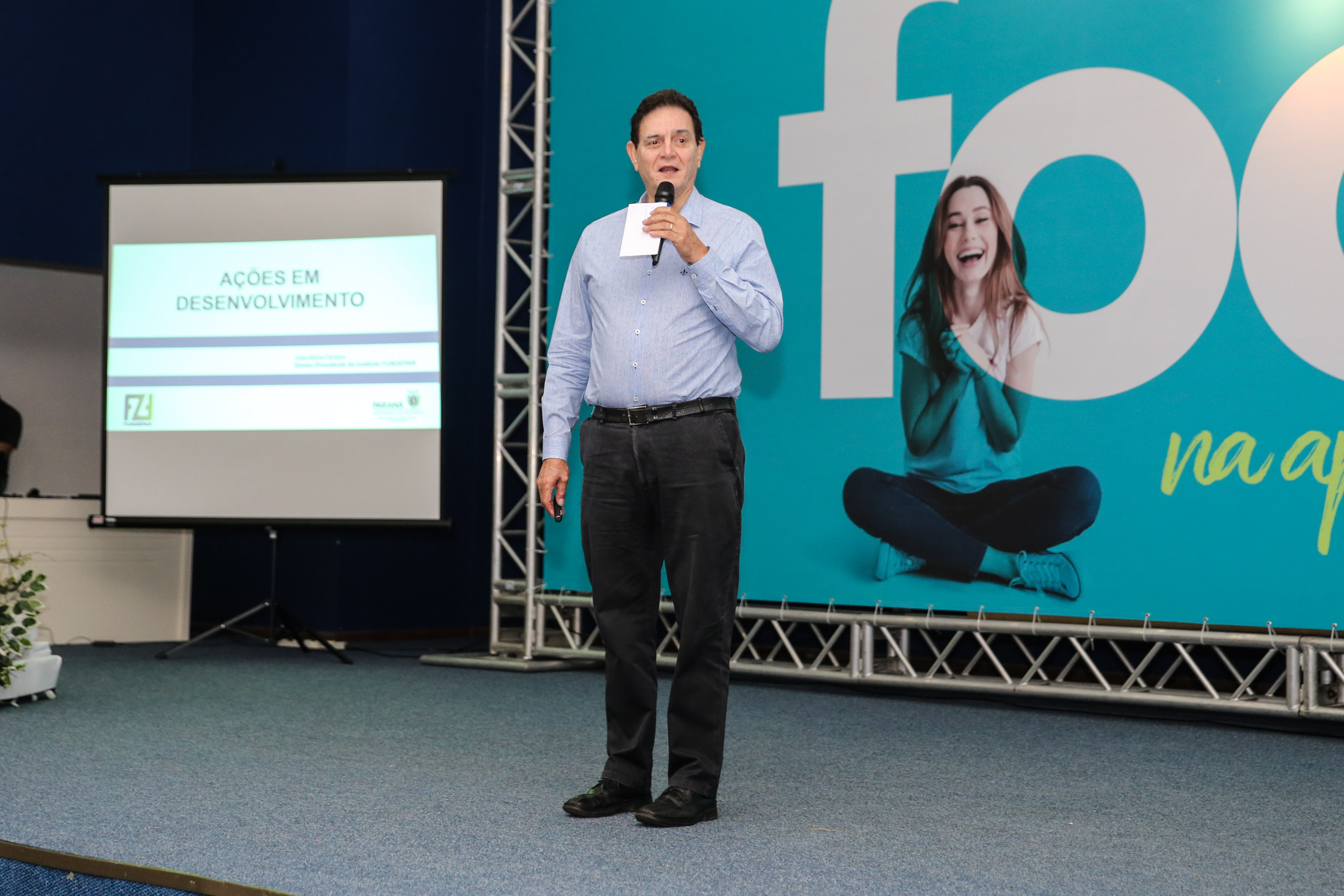 Diretor-Presidente da Fundepar,   José Maria Ferreira  no Seminário Foco na Aprendizagem 2020  21/01/2020  -  Foto: Geraldo Bubniak/AEN