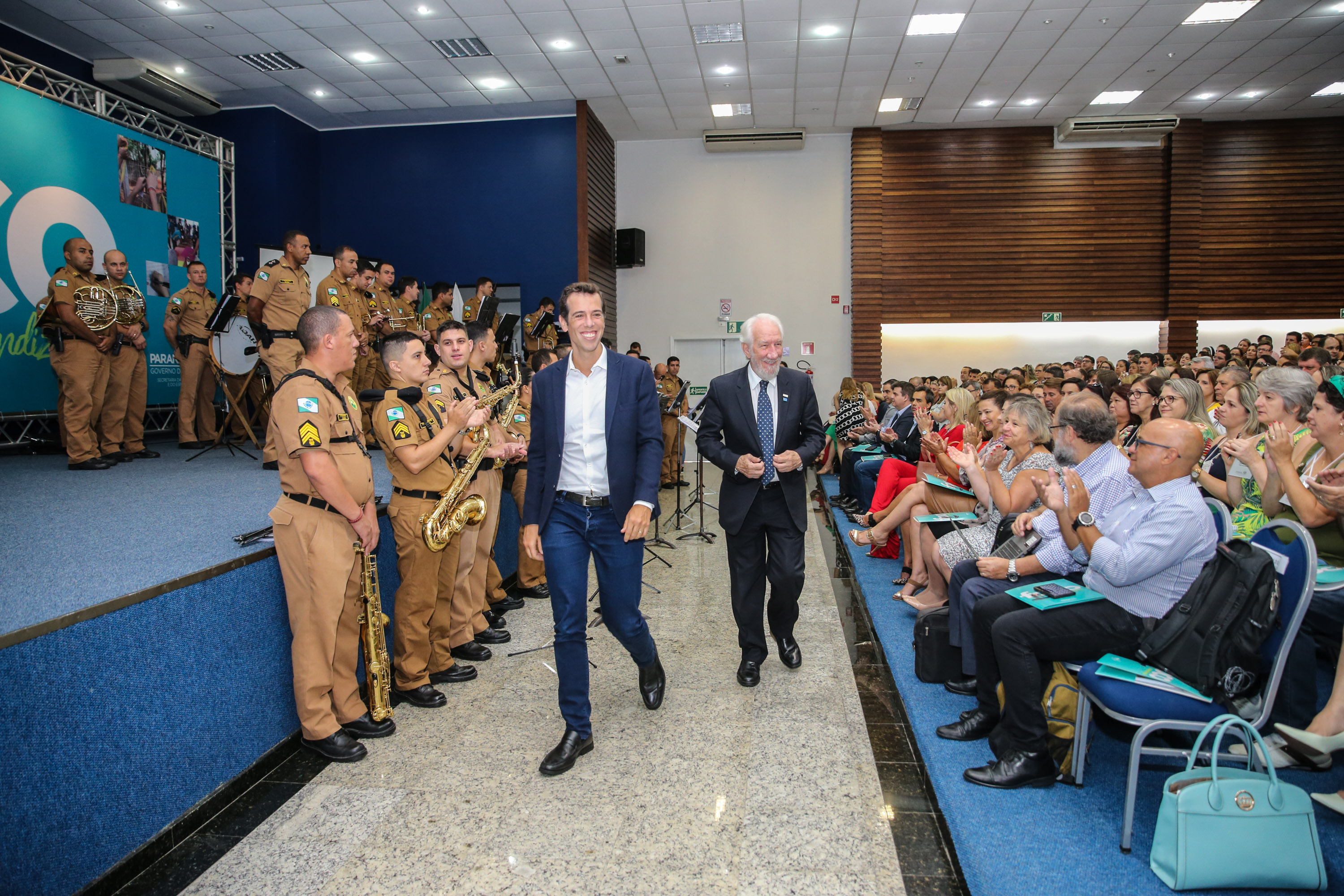 O vice governador Darci Piana  e o secretário da Educação Renato Feder  no  Seminário Foco na Aprendizagem 2020  21/01/2020  -  Foto: Geraldo Bubniak/AEN