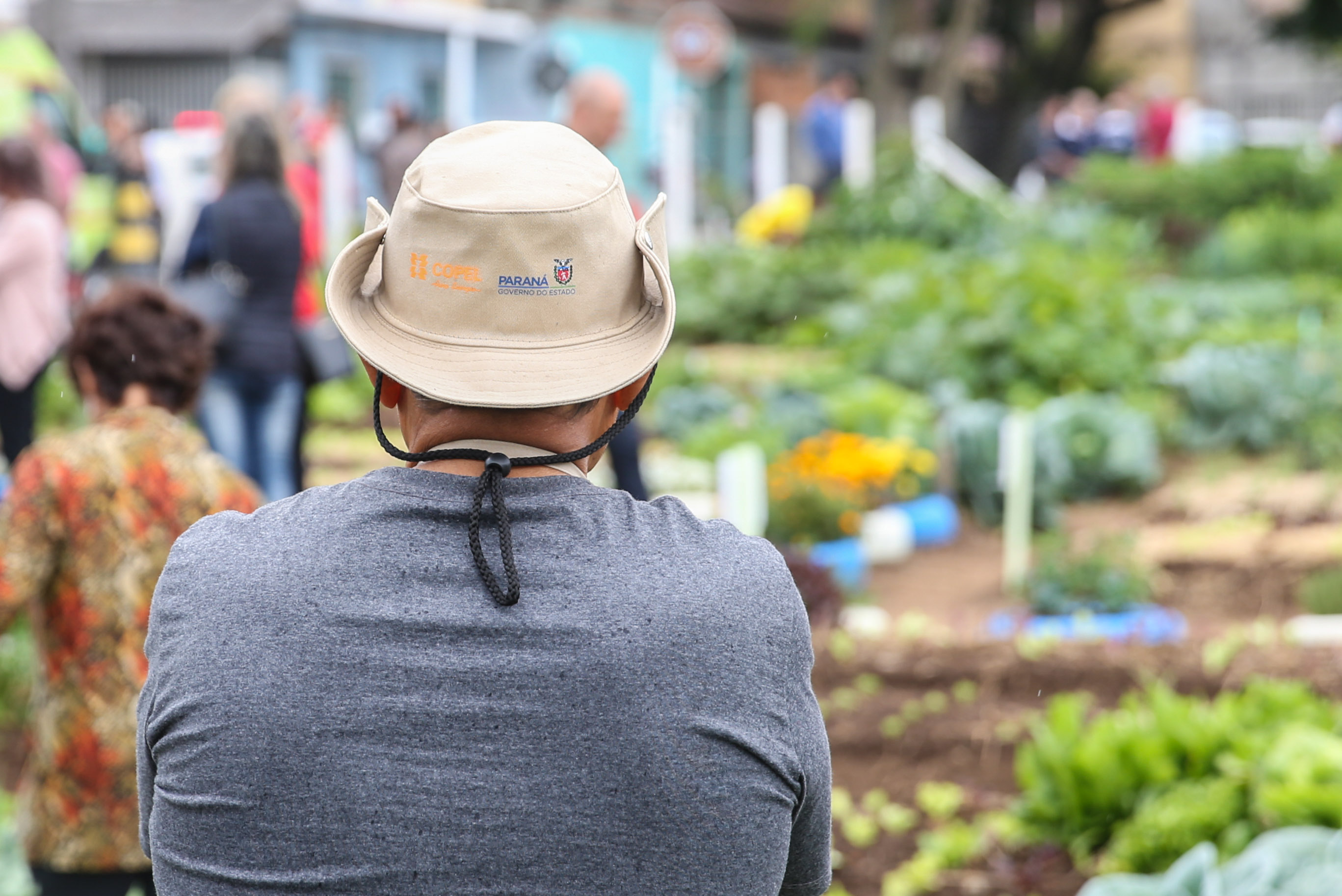 Inauguração da Horta Comunitária Moradias Marumbi do programa da Secretaria de Estado da Agricultura e do Abastecimento,  nesta quinta-feira (16), no bairro Uberaba, em Curitiba