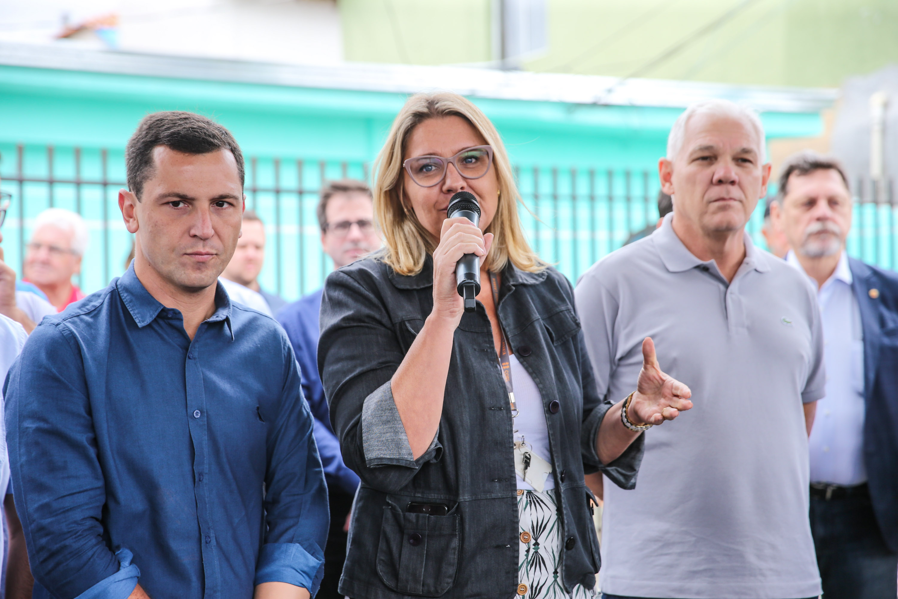 Inauguração da Horta Comunitária Moradias Marumbi do programa da Secretaria de Estado da Agricultura e do Abastecimento,  nesta quinta-feira (16), no bairro Uberaba, em Curitiba. A Superintendente de Meio Ambiente da Copel, Luisa Cristina Nastari.  22/01/2020  -  Foto: Geraldo Bubniak/AEN