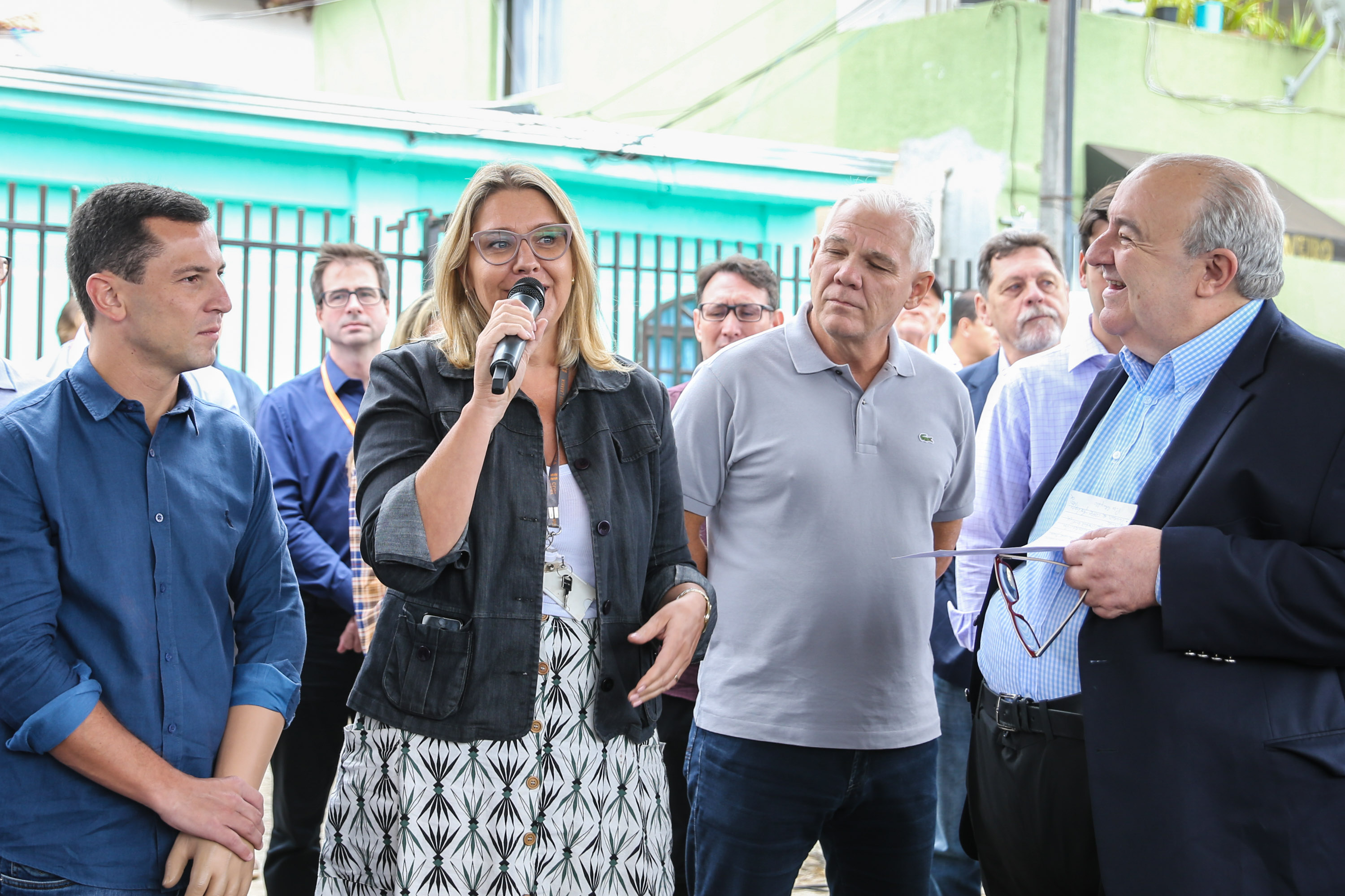 Inauguração da Horta Comunitária Moradias Marumbi do programa da Secretaria de Estado da Agricultura e do Abastecimento,  nesta quinta-feira (16), no bairro Uberaba, em Curitiba. A Superintendente de Meio Ambiente da Copel, Luisa Cristina Nastari.  22/01/2020  -  Foto: Geraldo Bubniak/AEN