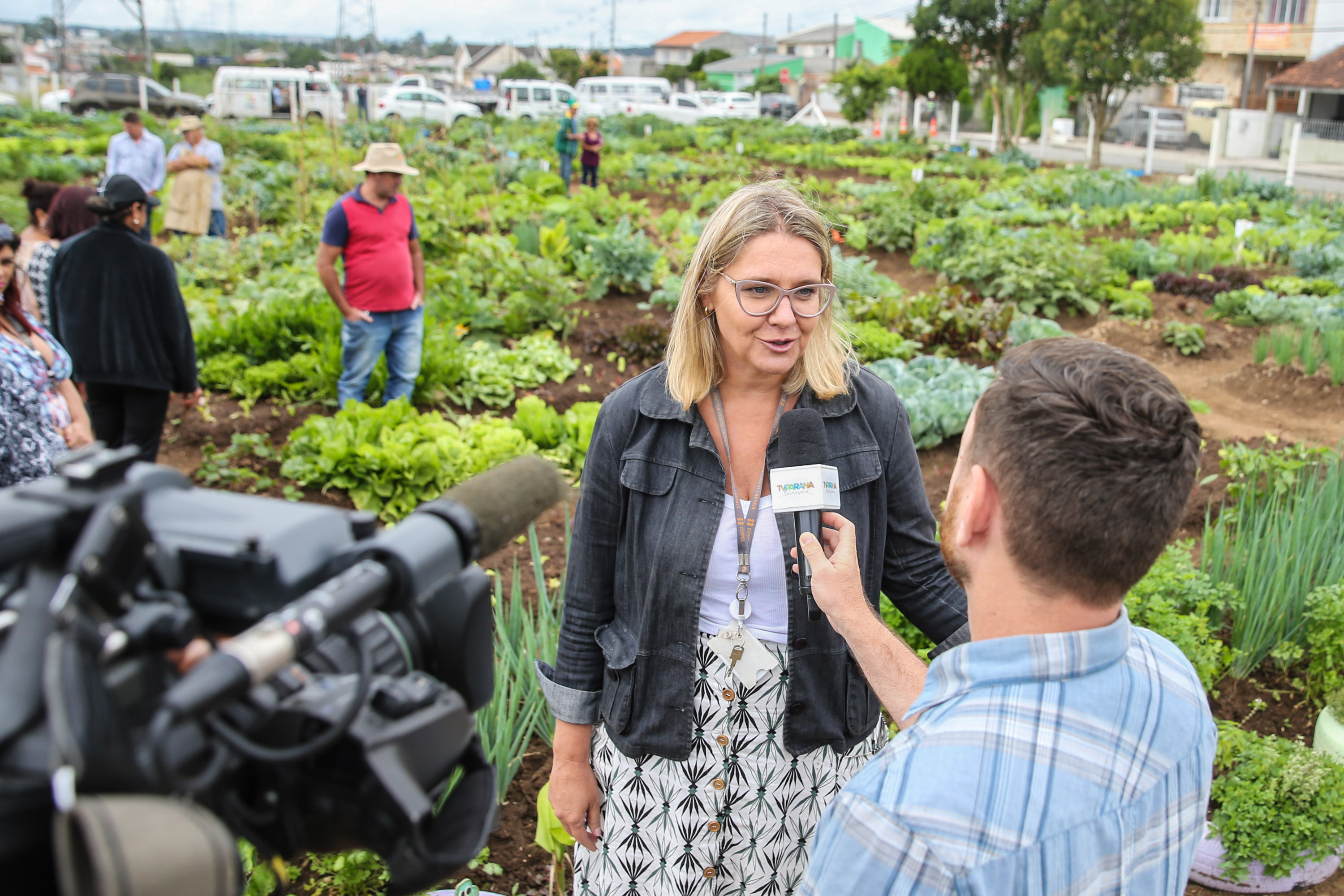 Inauguração da Horta Comunitária Moradias Marumbi do programa da Secretaria de Estado da Agricultura e do Abastecimento,  nesta quinta-feira (16), no bairro Uberaba, em Curitiba. A Superintendente de Meio Ambiente da Copel, Luisa Cristina Nastari.  22/01/2020  -  Foto: Geraldo Bubniak/AEN