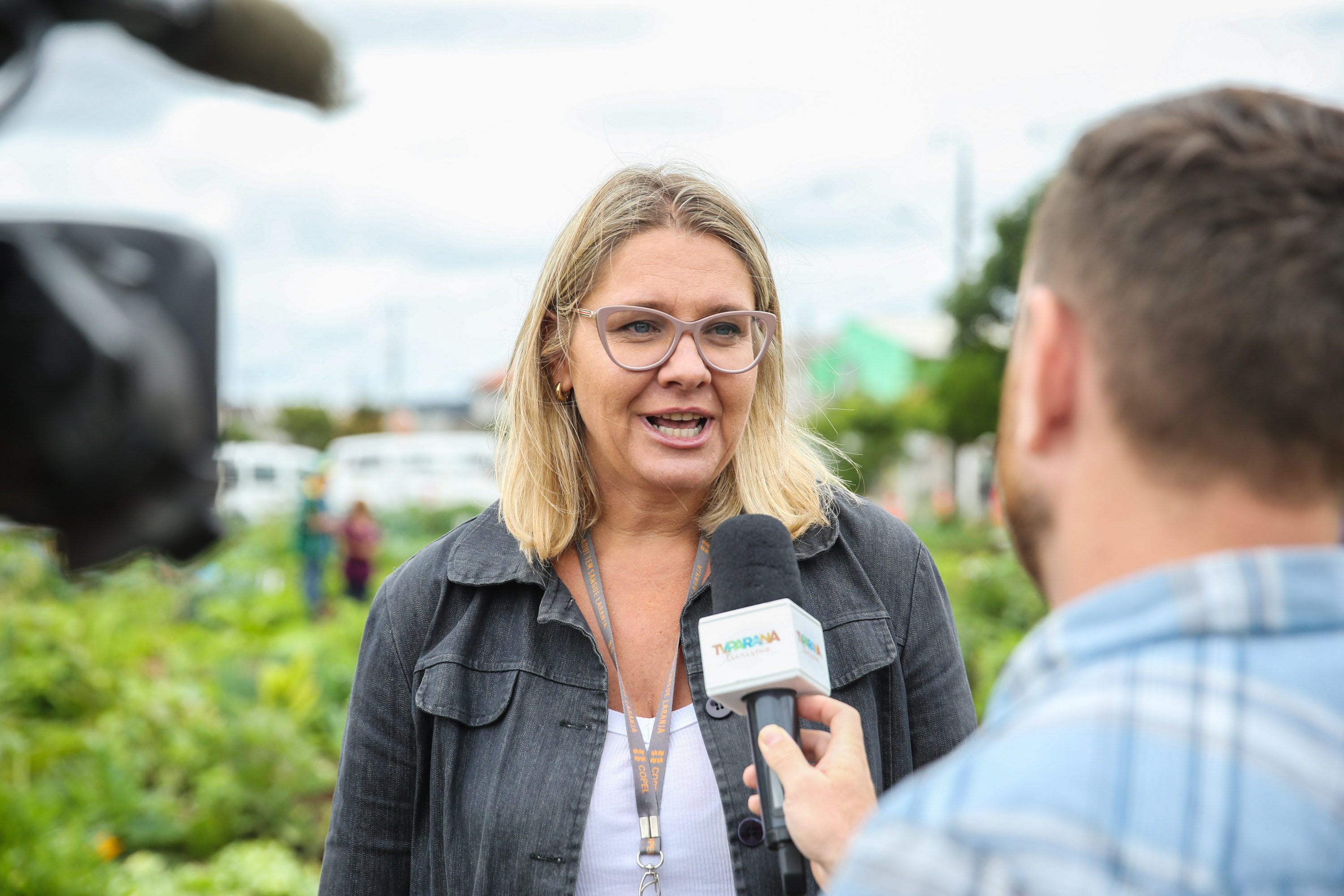 Inauguração da Horta Comunitária Moradias Marumbi do programa da Secretaria de Estado da Agricultura e do Abastecimento,  nesta quinta-feira (16), no bairro Uberaba, em Curitiba. A Superintendente de Meio Ambiente da Copel, Luisa Cristina Nastari.  22/01/2020  -  Foto: Geraldo Bubniak/AEN
