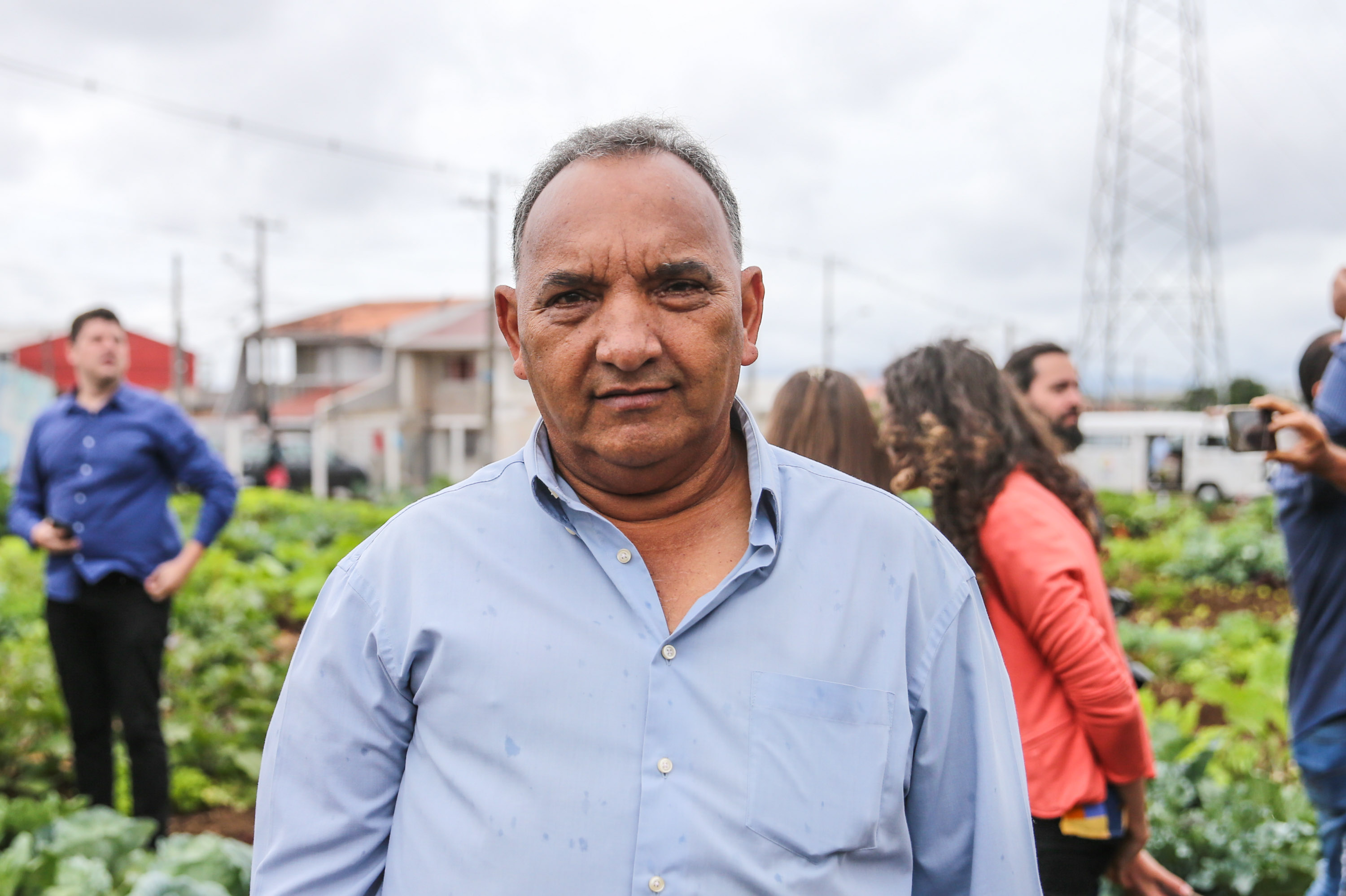 Inauguração da Horta Comunitária Moradias Marumbi do programa da Secretaria de Estado da Agricultura e do Abastecimento,  nesta quinta-feira (16), no bairro Uberaba, em Curitiba. Waldeci Xavier de Oliveira, presidente da Associação Dos Moradores e Amigos De Moradias Marumbi II  22/01/2020  -  Foto: Geraldo Bubniak/AEN