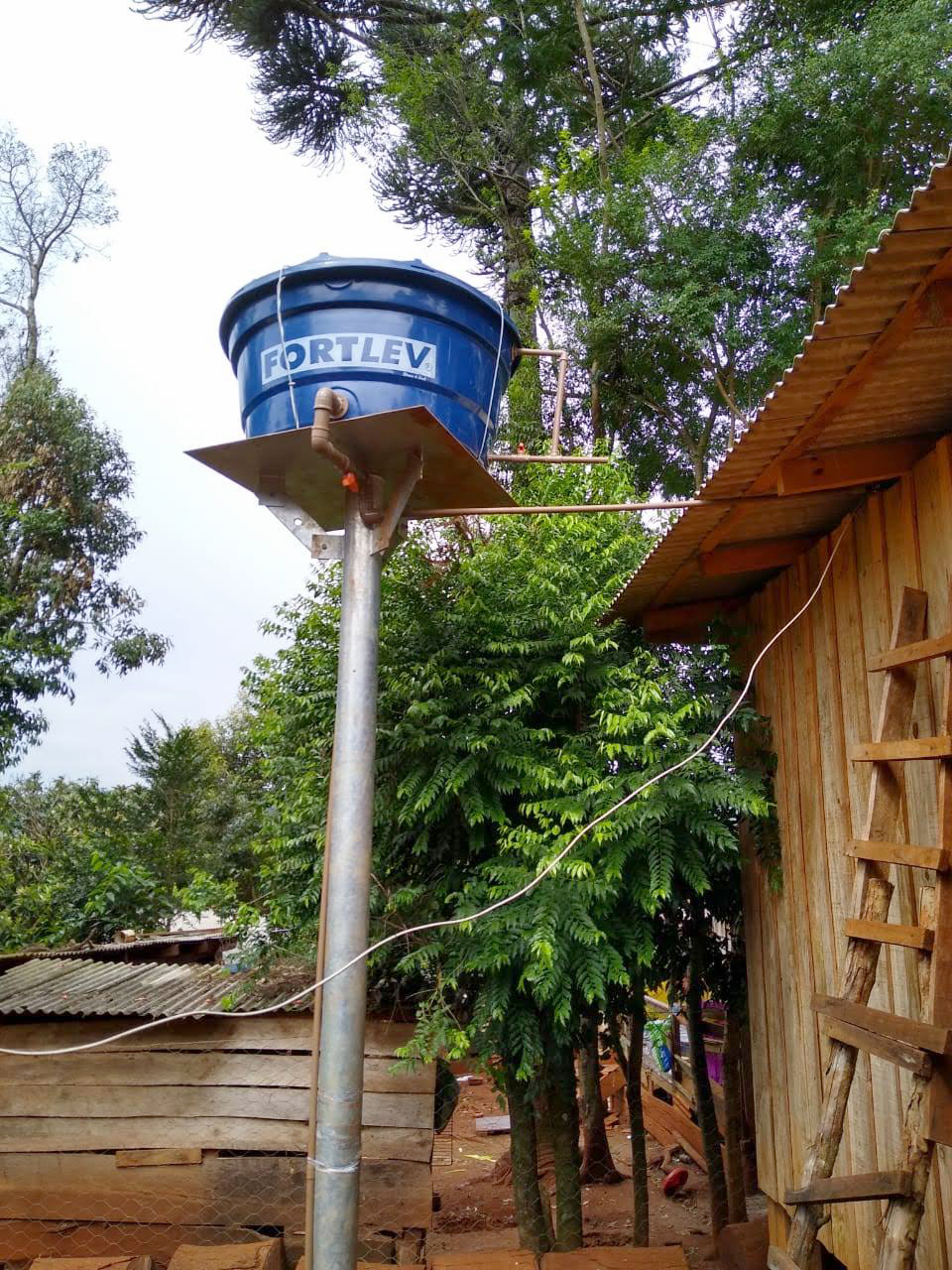 Mais de 720 caixas-d'água serão distribuídas a famílias da região de Guarapuava. Foto:Sanepar