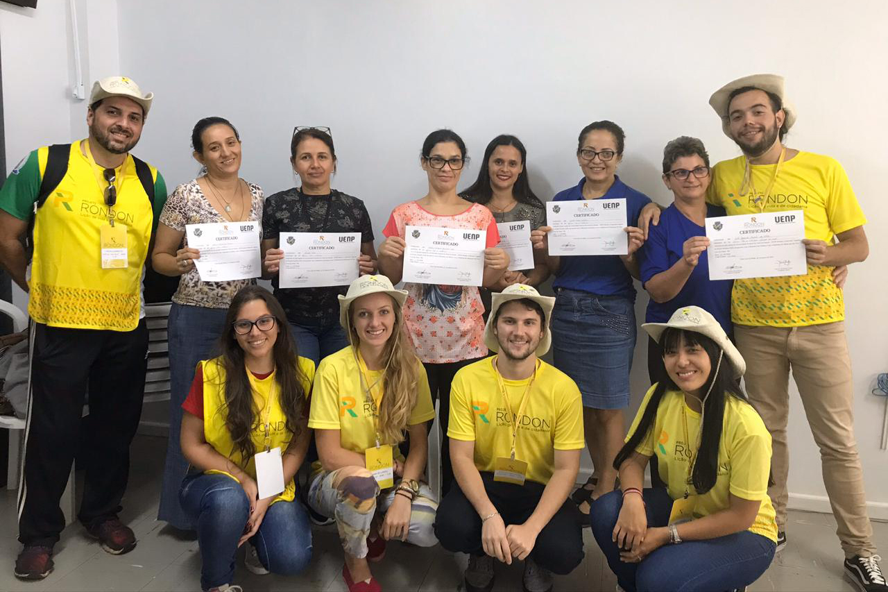 Uenp realiza ações de cidadania pelo Projeto Rondon. Foto:SETI