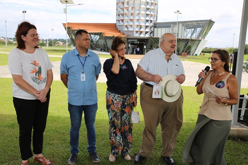 As mudas foram plantadas no Memorial do Rio Iguaçu, espaço mantido pela Sanepar para educação socioambiental
Foto: Sanepar